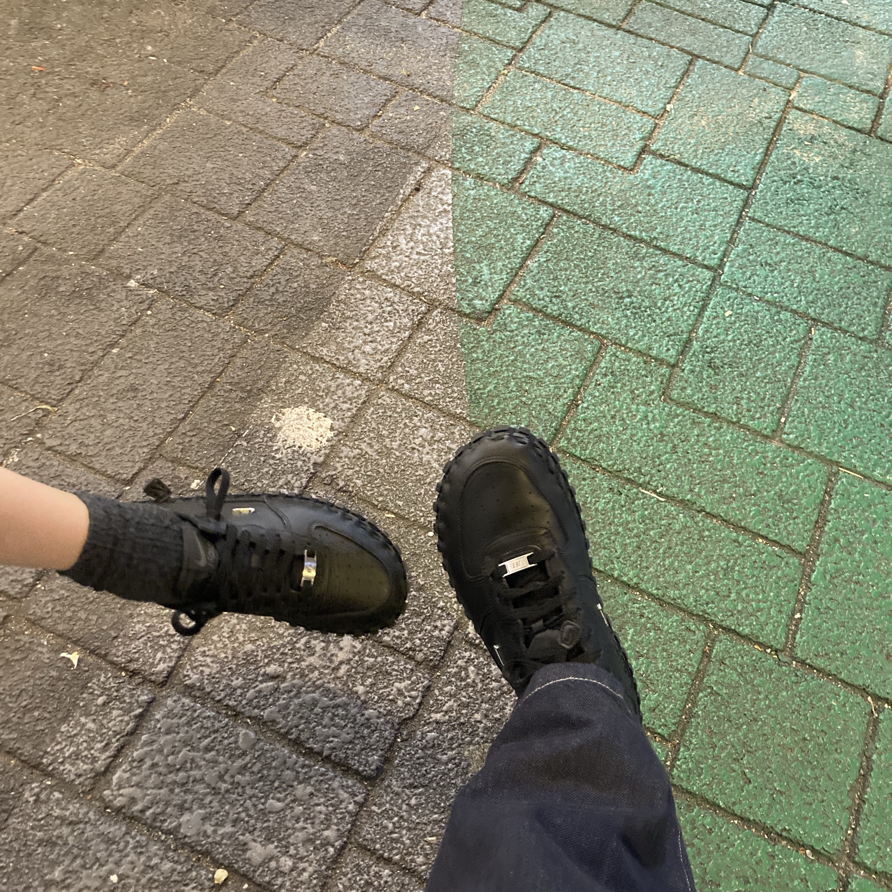 Nike x Jacquemus J Force 1 Low LX SP Black 착용 스타일