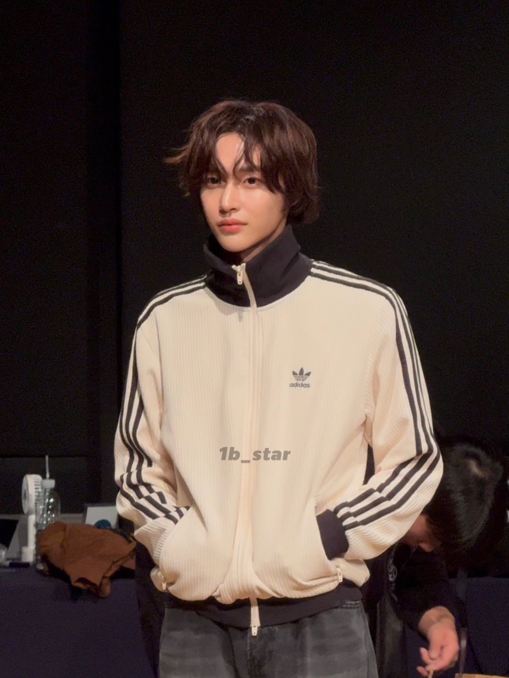 Adidas Adicolor Classic Waffle Beckenbauer Track Jacket Wonder White - KR Sizing 착용 스타일