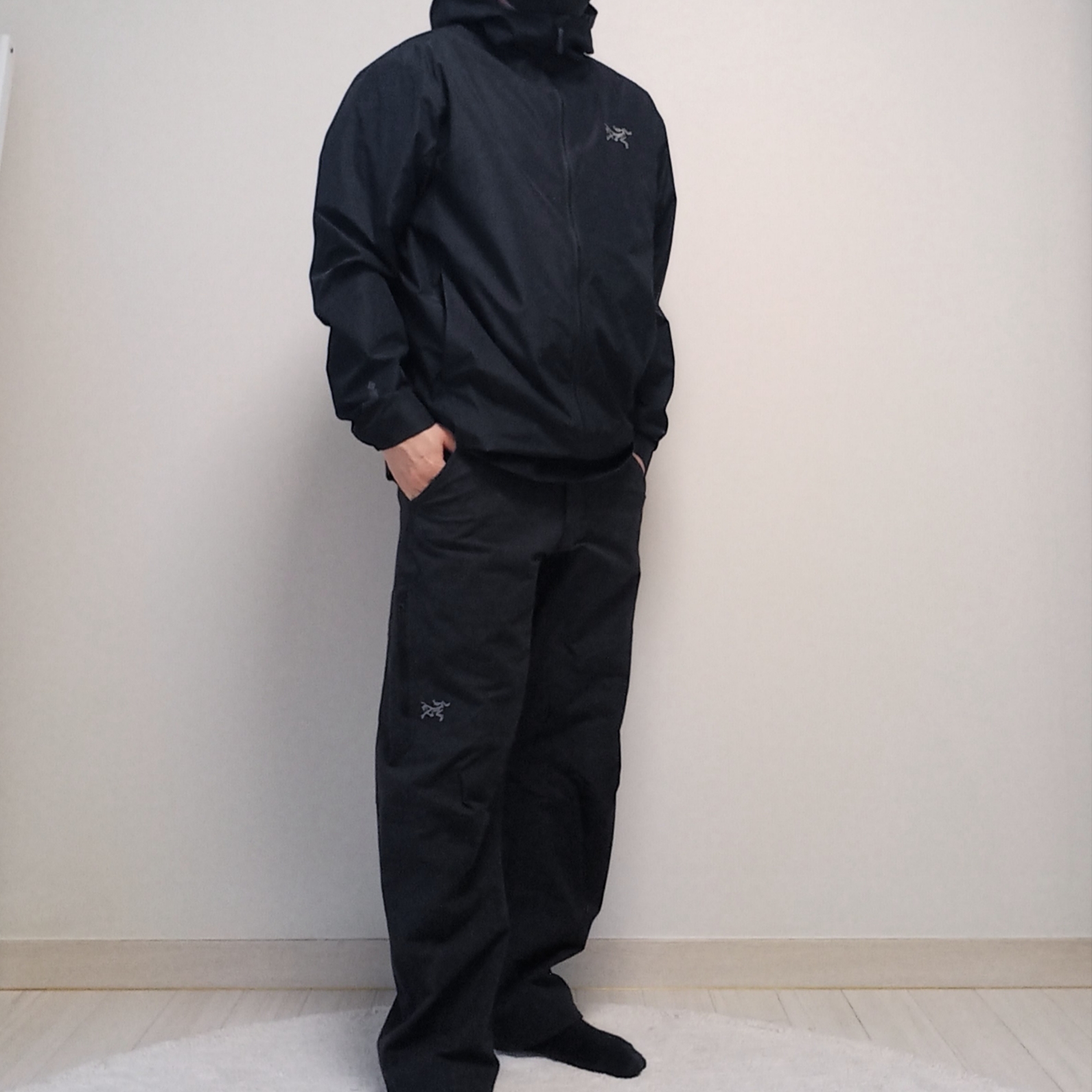 Arc'teryx Cronin Cotton Pants Black, Arc'teryx Solano Hoody Black ์ฐฉ์ฉ ์คํ์ผ - 3