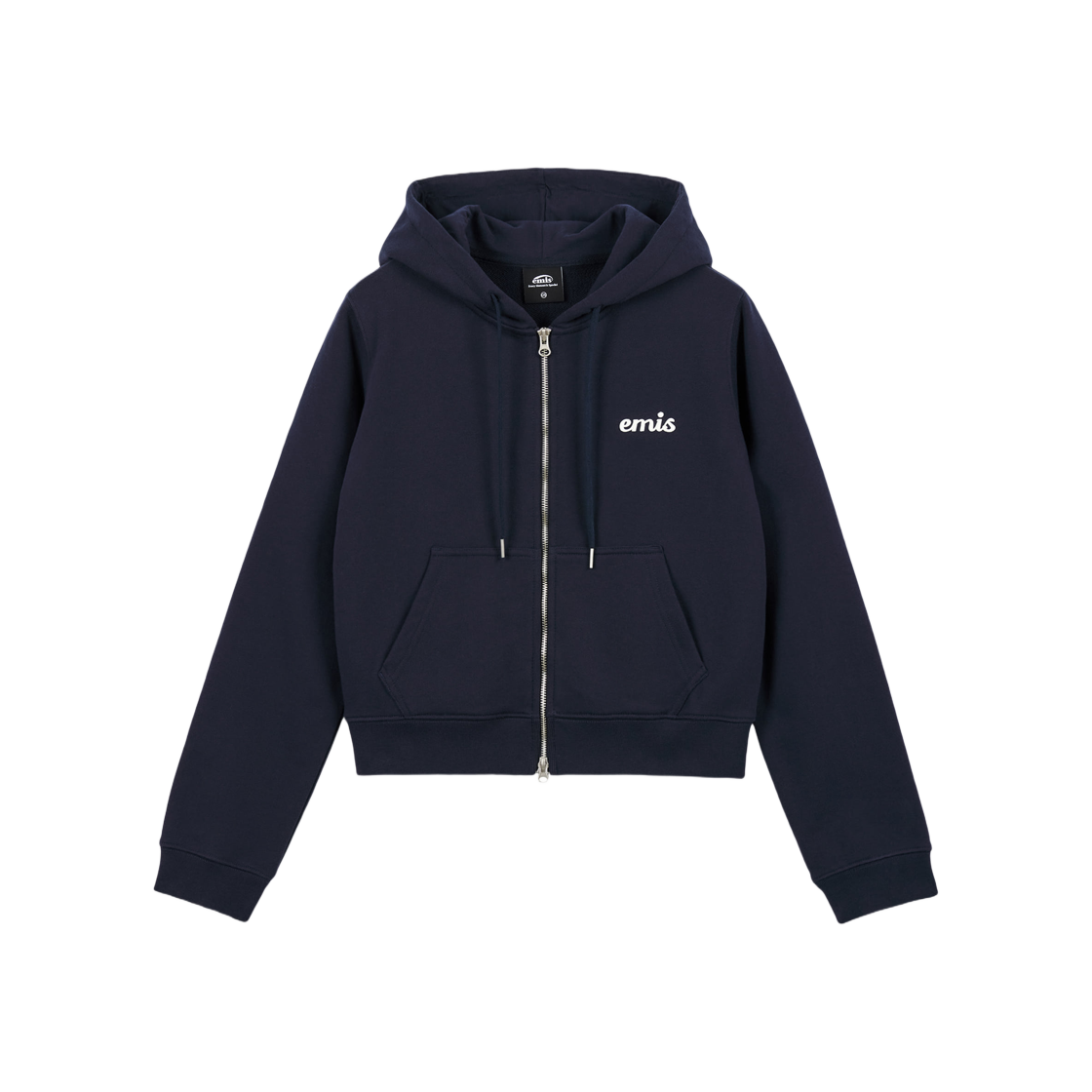 【emis】韓国人気★APPLIQUE HOOD ZIP-UP EMIS】 (UNISEX)APPLIQUE HOOD ZIP-UP /追跡付 (EMIS/パーカー