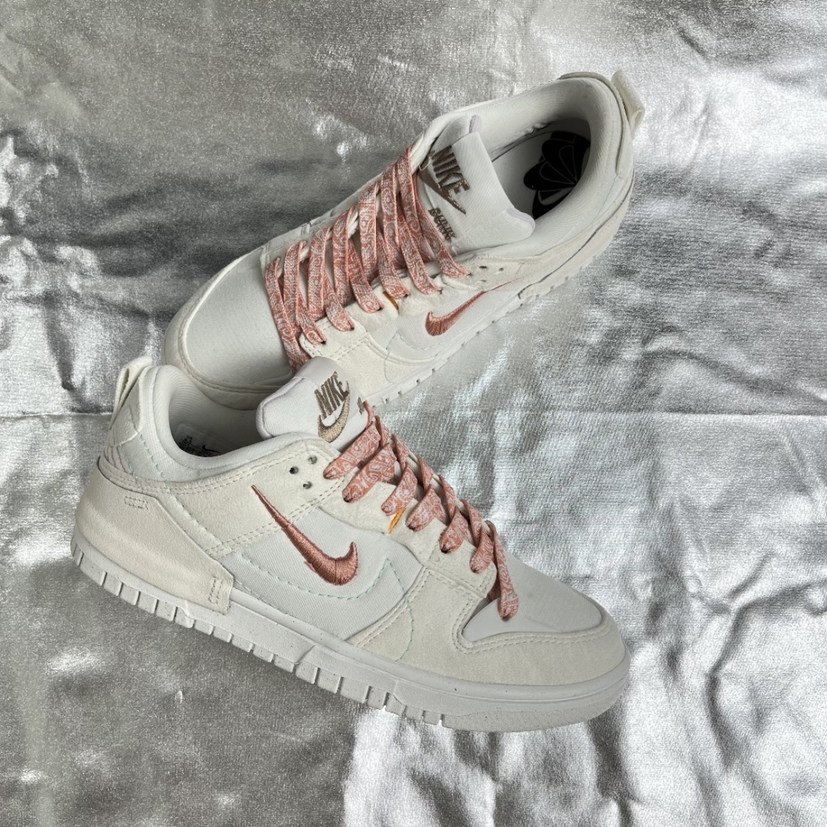 (W) Nike Dunk Low Disrupt 2 Pale Ivory Sail 착용 스타일 - 1
