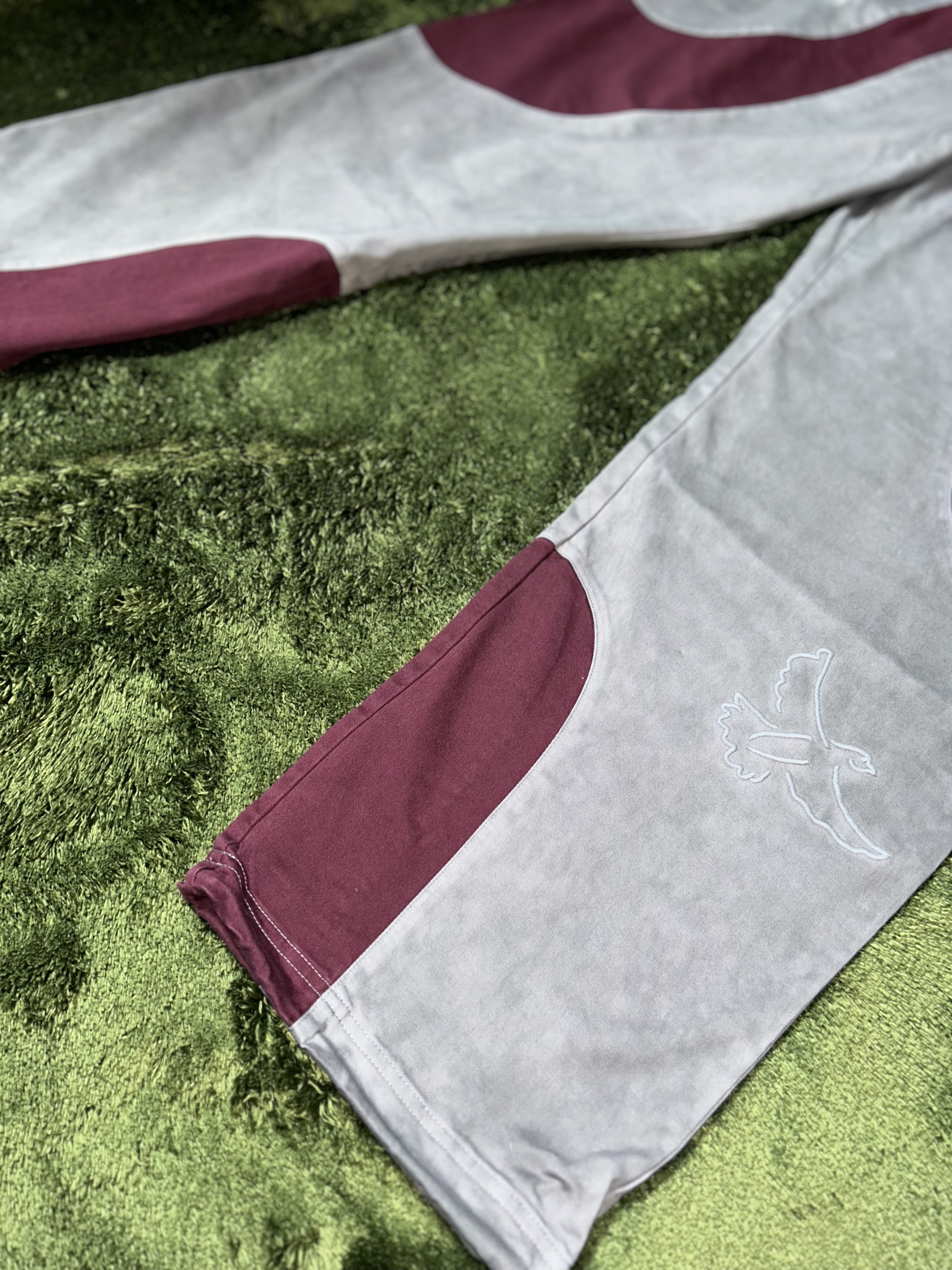Puma x KidSuper Track Pants Aubergine 착용 스타일 - 4