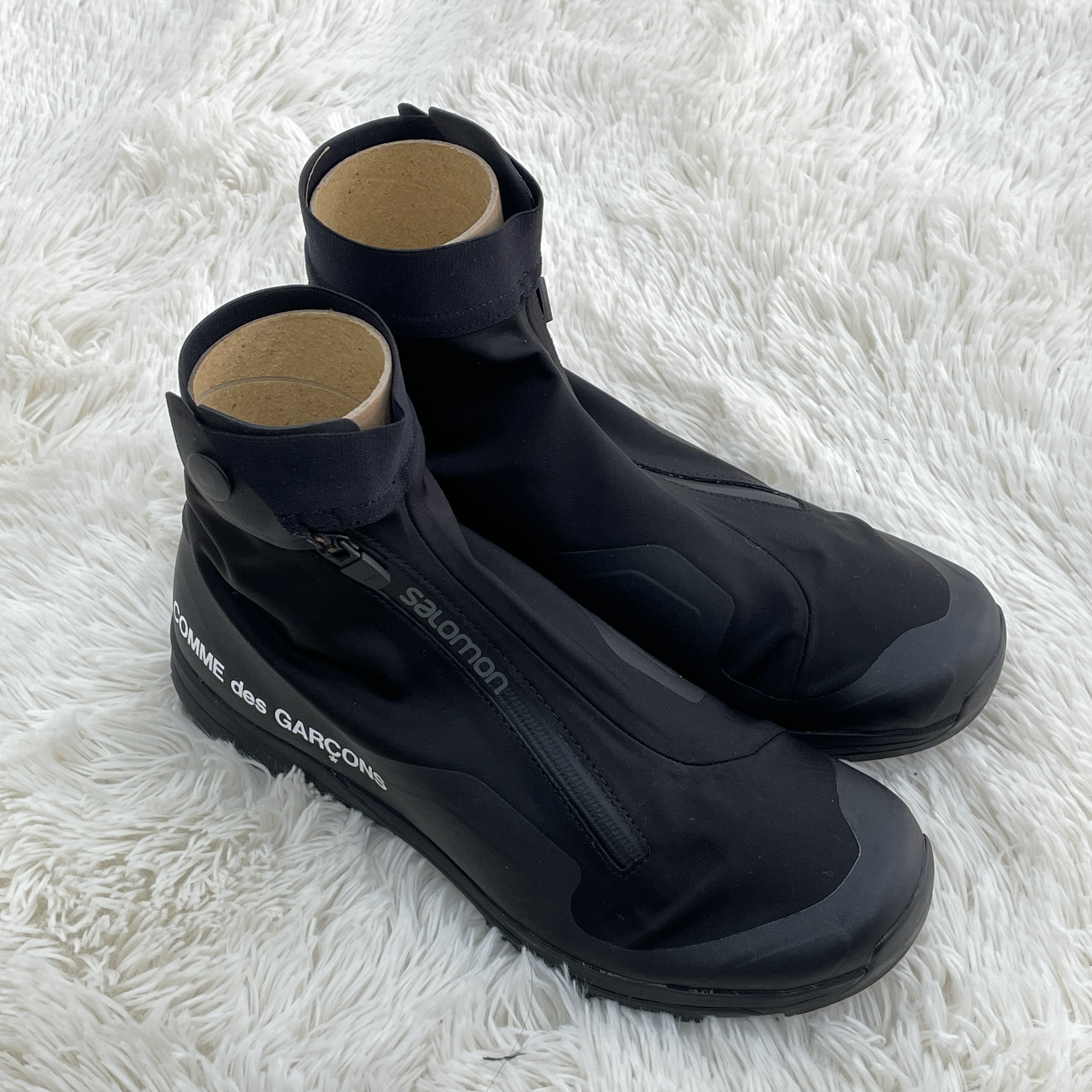 Salomon x Comme des Garcons XA-Alpine 2 Black 착용 스타일 - 1