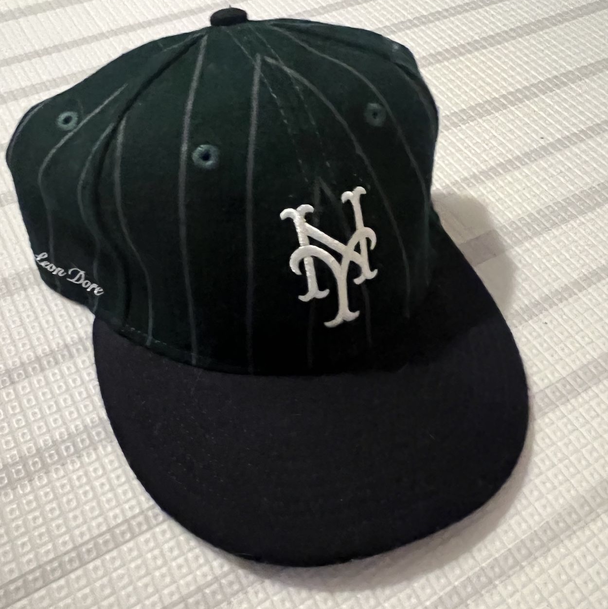 Aime Leon Dore x New Era Wool Mets Hat Green 착용 스타일