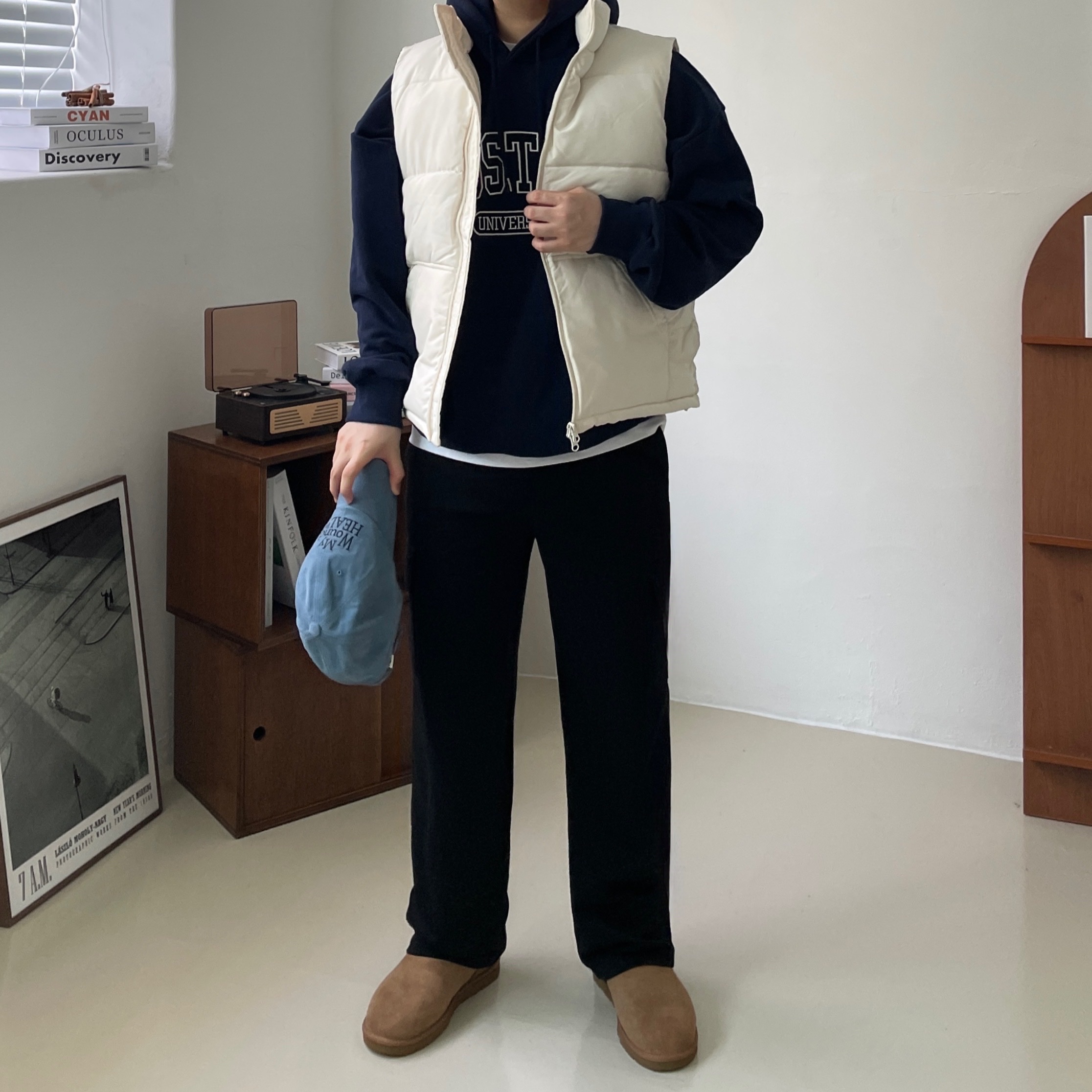 UGG Classic Mini Boots Chestnut 착용 스타일 - 4