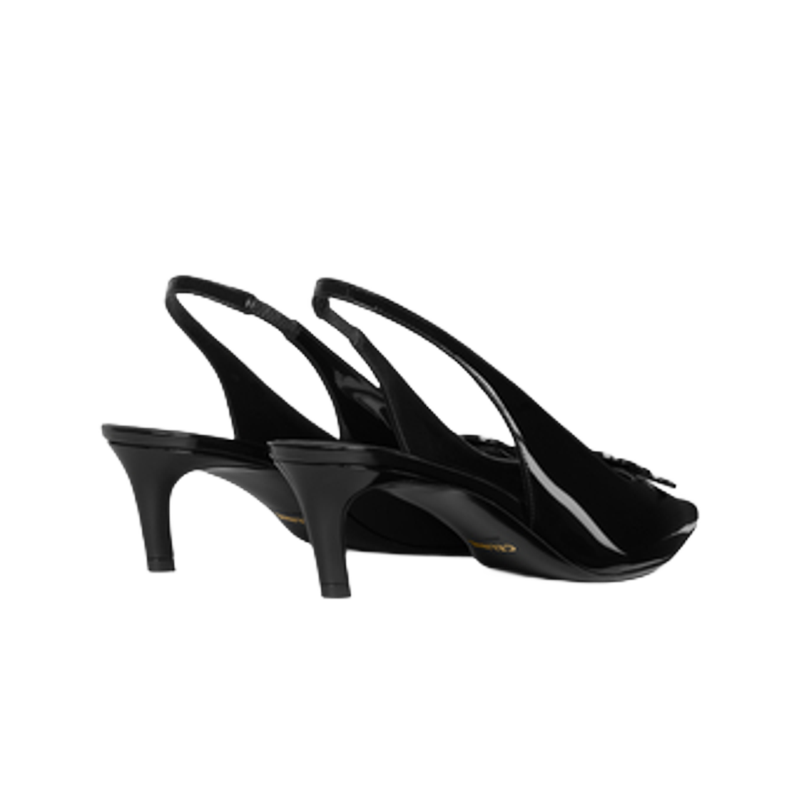 alma triomphe 50 slingback cream patent calfskin