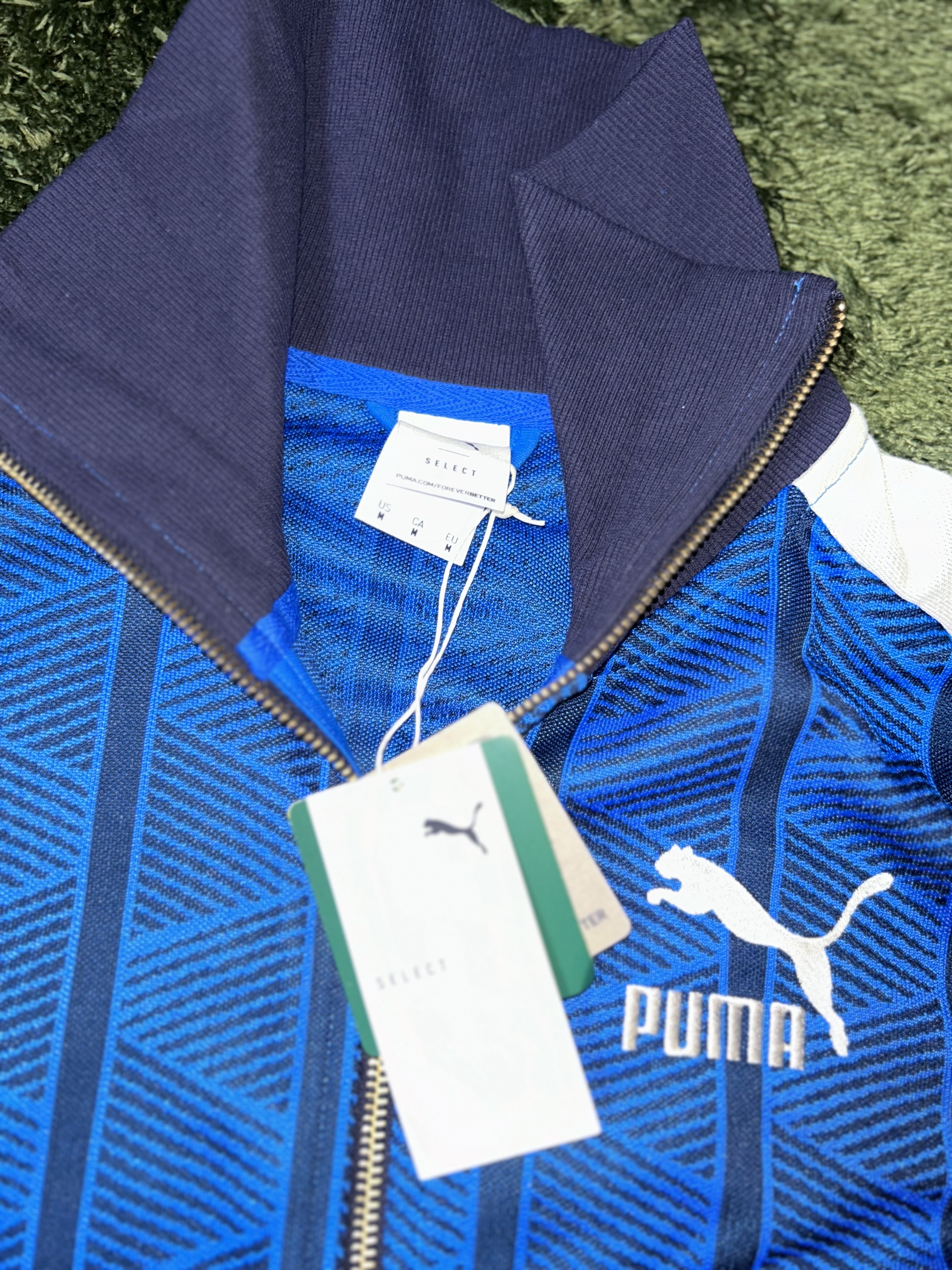 Puma The Neverworn II T7 Jacket Racing Blue 착용 스타일 - 4