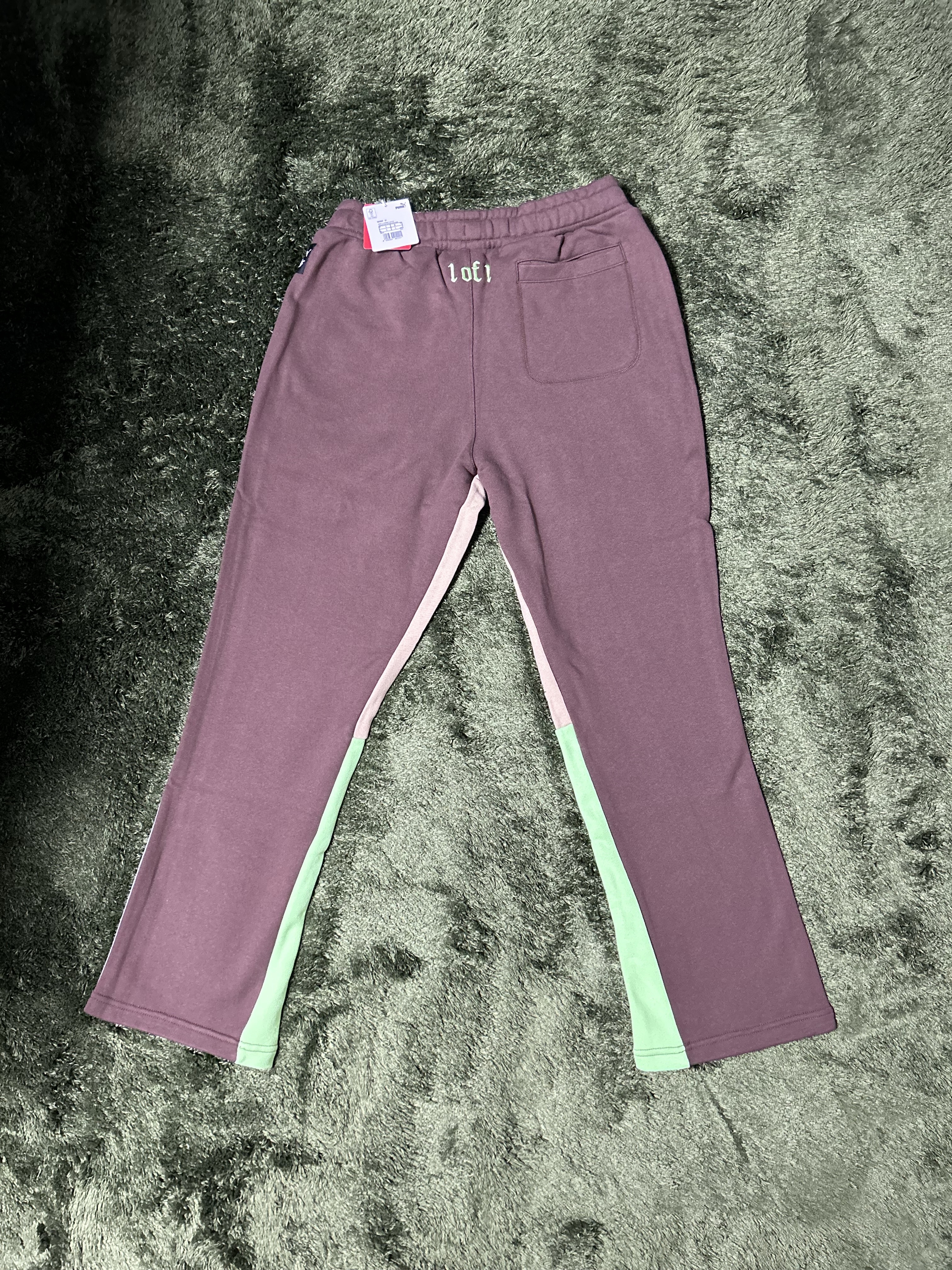 Puma Hoops x Lafrance Track Pants Chestnut Brown Sand Dune 착용 스타일 - 4