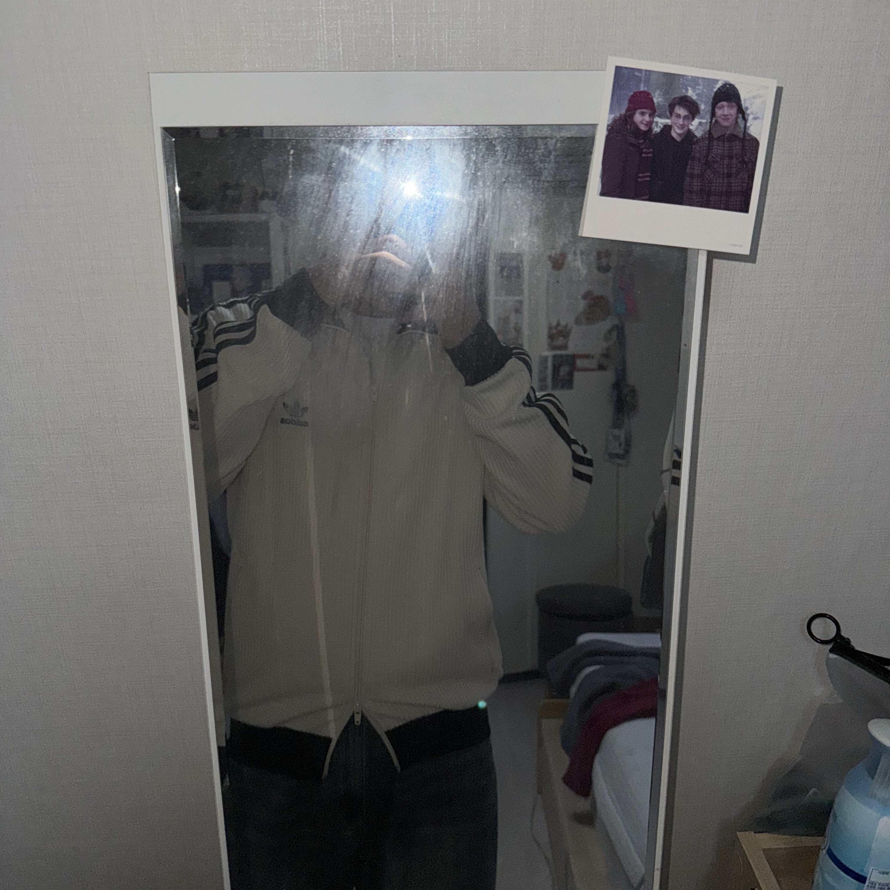 Adidas Waffle Beckenbauer Track Top Wonder White - KR Sizing 착용 스타일