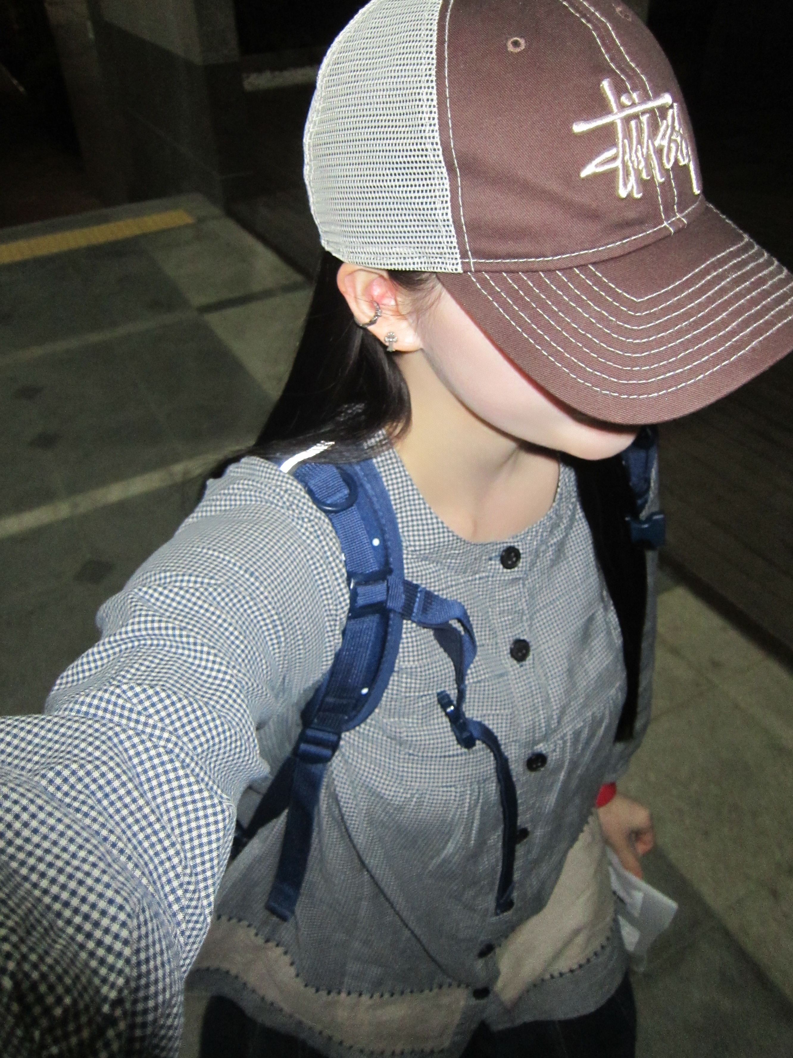Stussy New Era 9twenty Basic Trucker Brown 착용 스타일 - 5