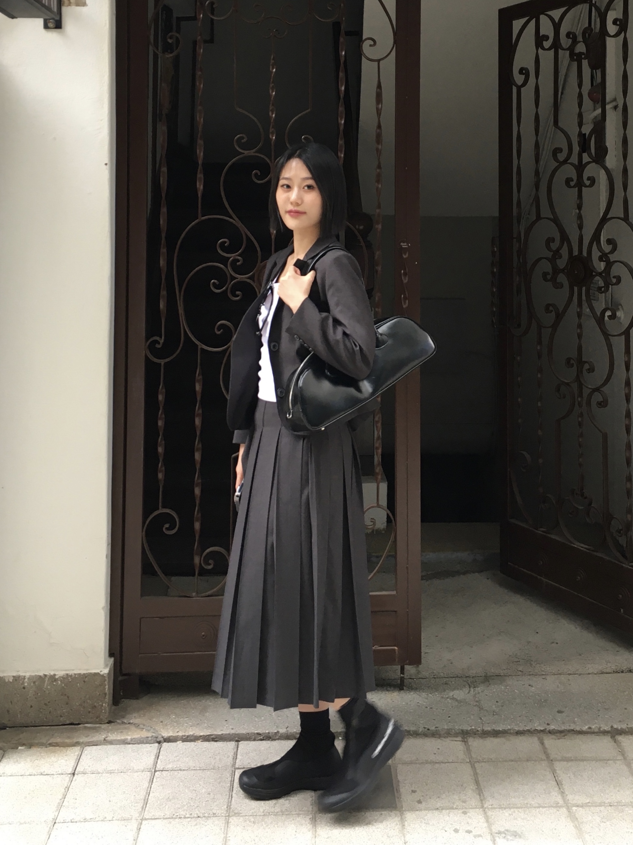 Salomon x Comme des Garcons XA-Alpine 2 Black 착용 스타일