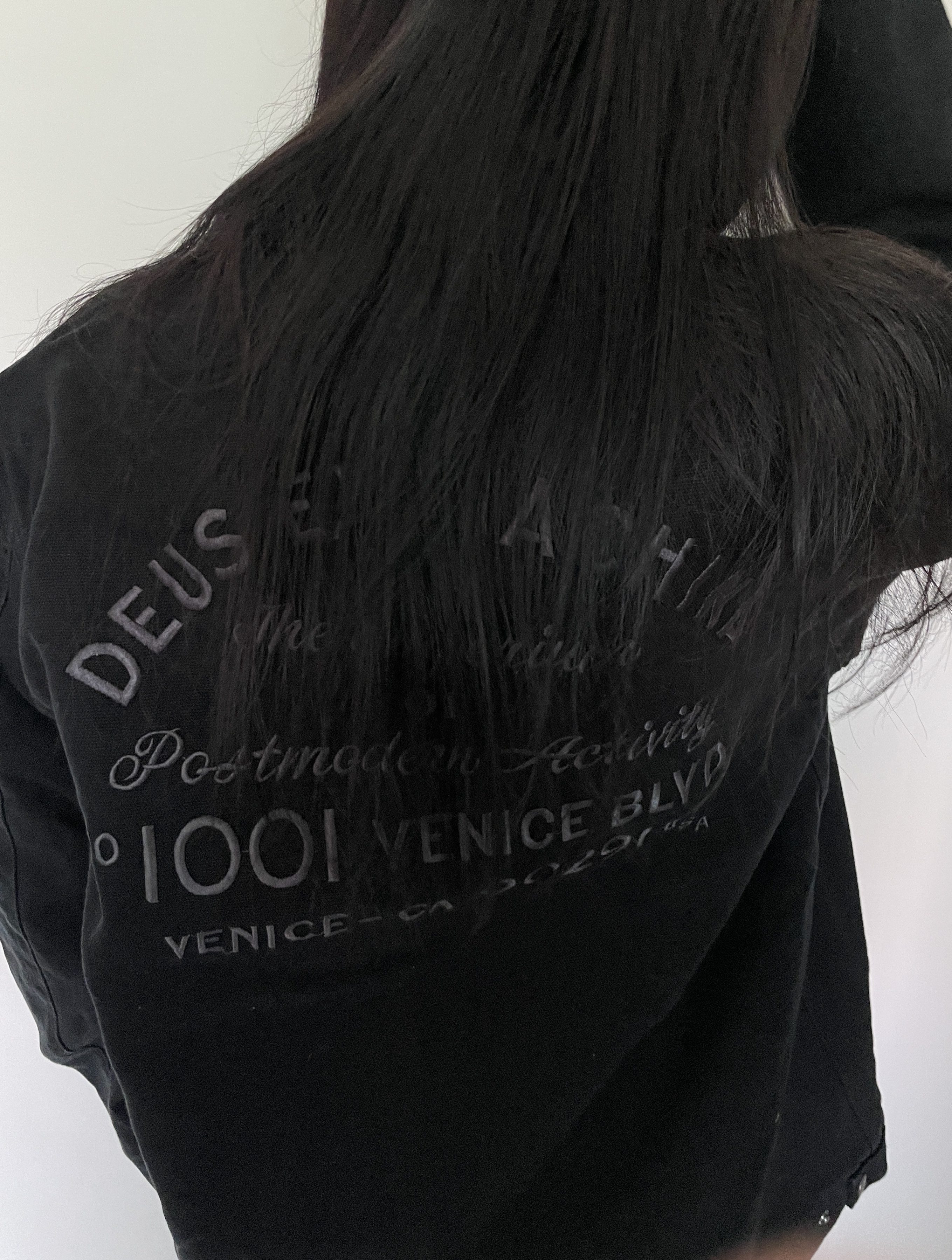Deus Ex Machina Address Workwear Jacket Black 착용 스타일 - 3