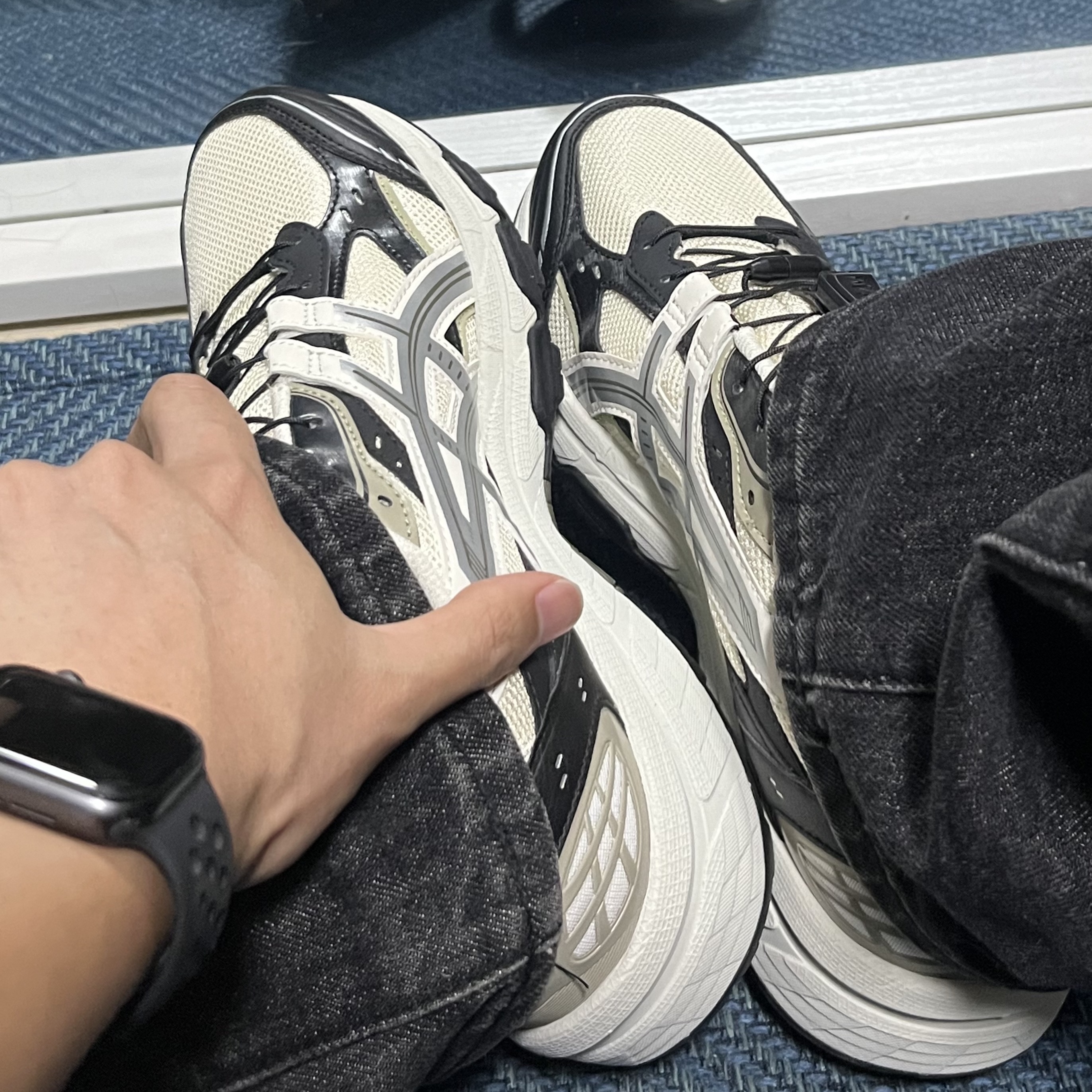 Asics Gel-Nunobiki Cream Dark Olive 착용 스타일 - 4