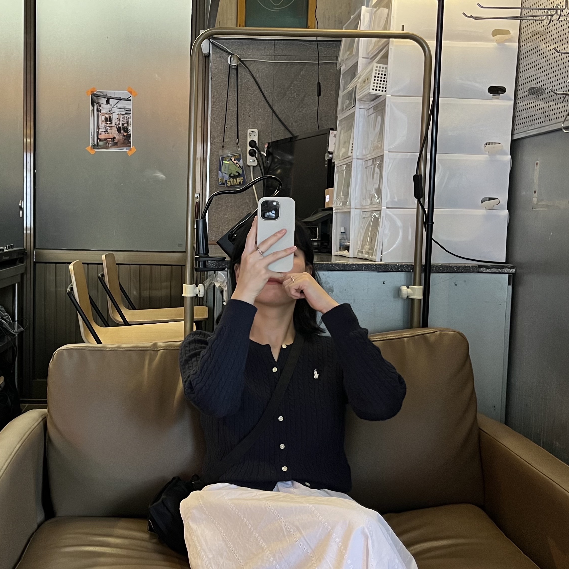 [30%적립] Polo Ralph Lauren Children Mini Cable Cotton Cardigan Navy, Vivienne Westwood Mayfair Bas Relief Pendant Silver 착용 스타일 - 3