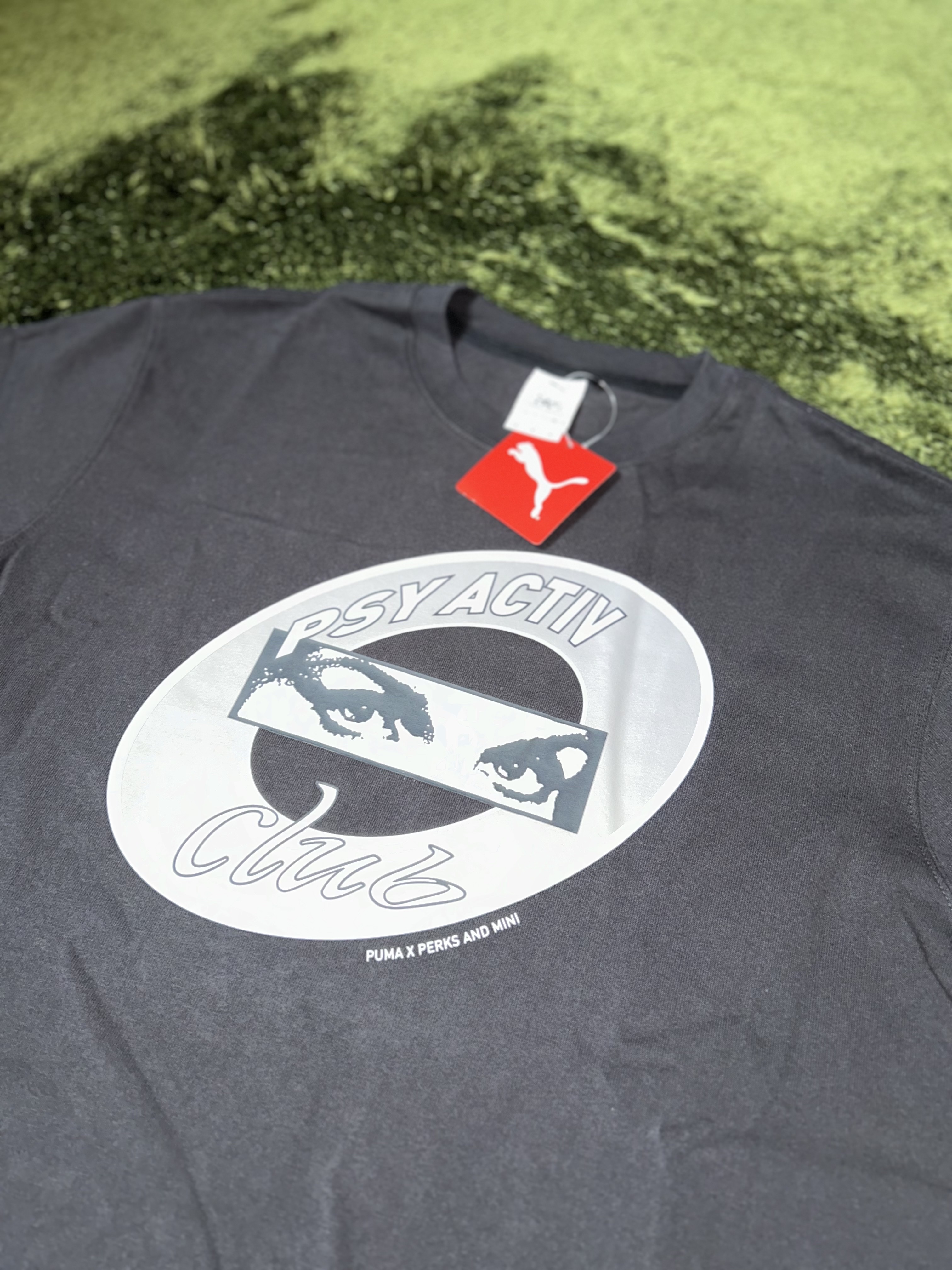 Puma x P.A.M. Graphic T-Shirt Black 착용 스타일 - 1