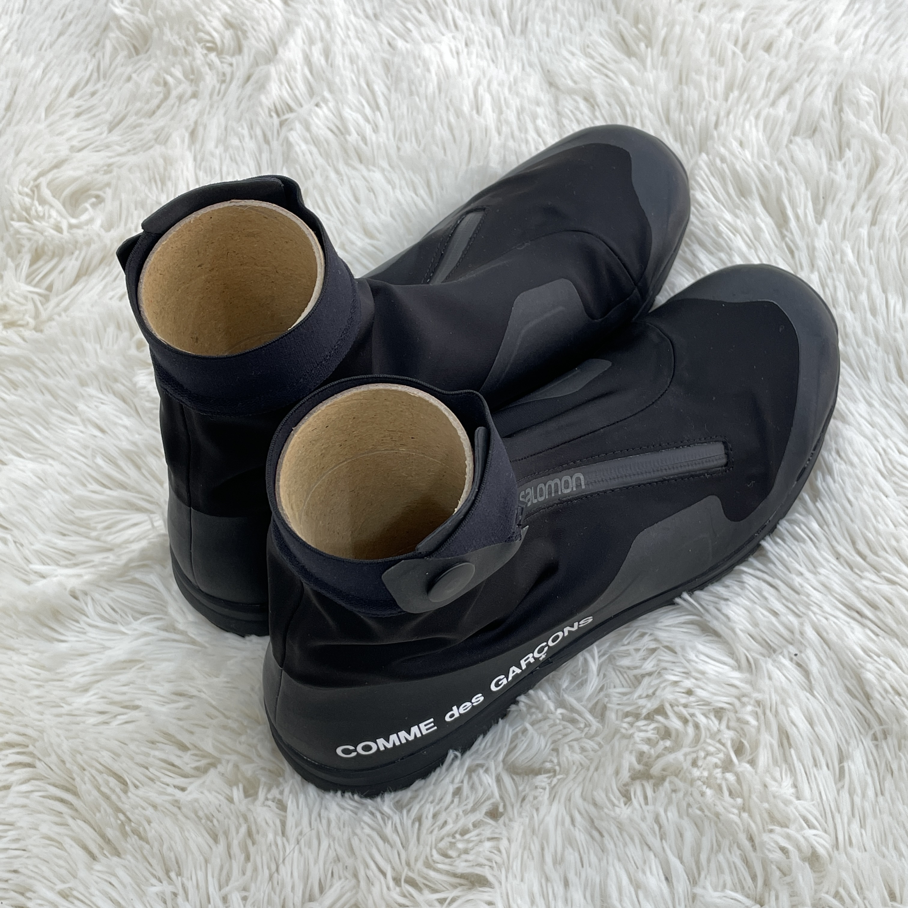 Salomon x Comme des Garcons XA-Alpine 2 Black 착용 스타일 - 3