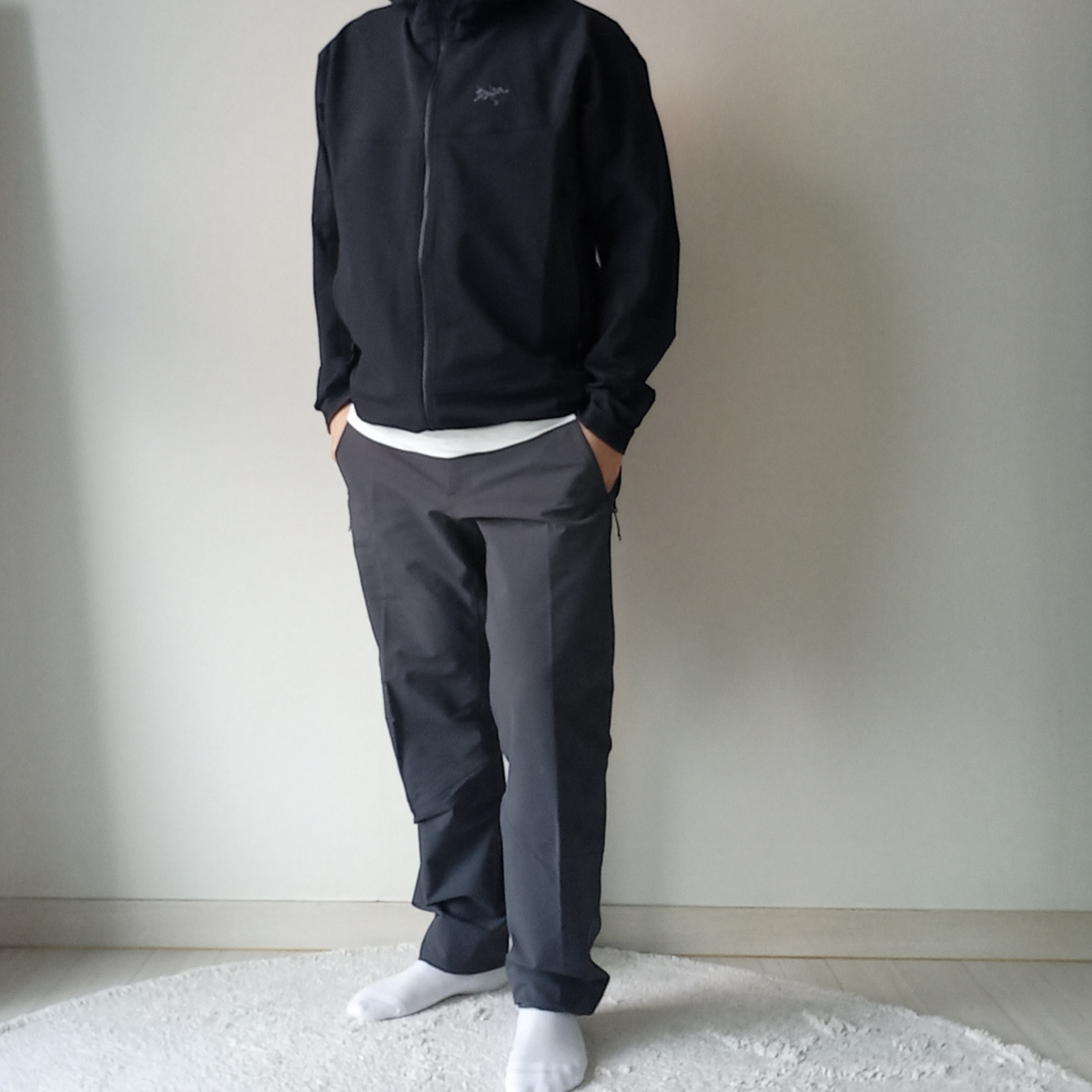 Arc'teryx Gamma AR Pants Graphite, Arc'teryx Arc'word Logo SS T-Shirt White Light ์ฐฉ์ฉ ์คํ์ผ - 6