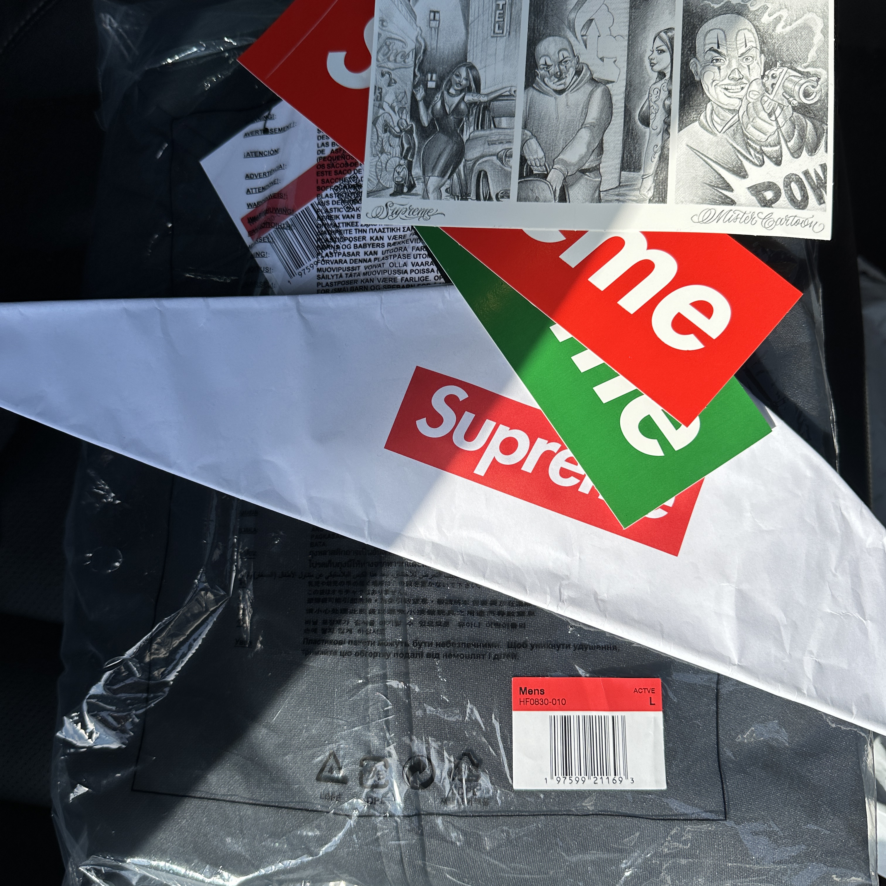Supreme x Jordan Tricot Track Jacket Black - 24FW 착용 스타일 - 1