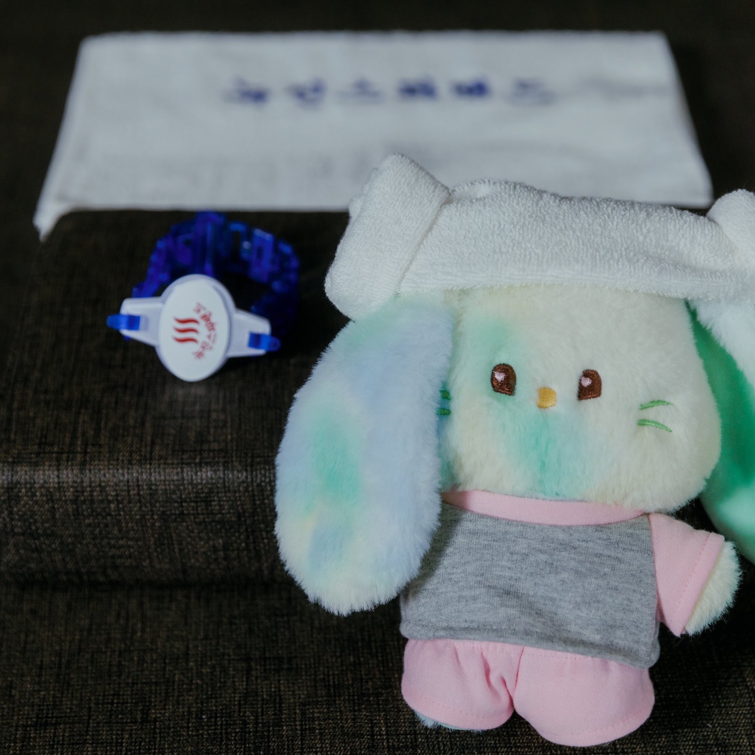 NewJeans Bunini Doll Keyring Blue Multi 착용 스타일 - 10