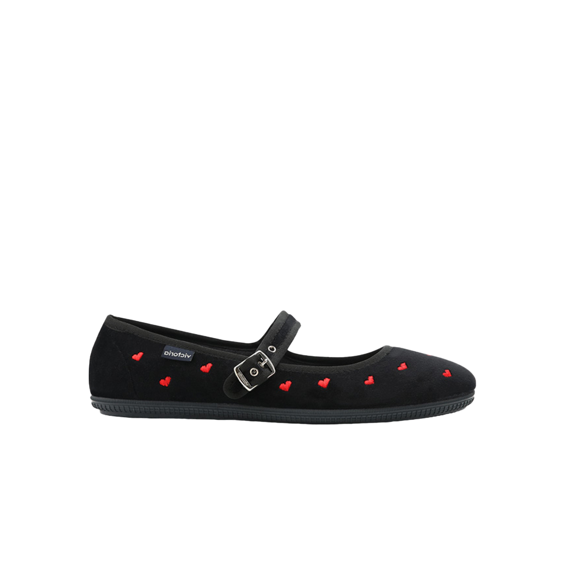 빅토리아 슈즈 우먼 오다 메리제인 패턴하트(Victoria Shoes Women Gong-Fu Mercedes Terci Negro)