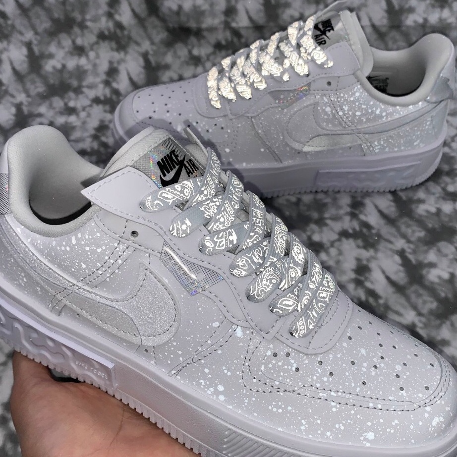 (W) Nike Air Force 1 Fontanka White 착용 스타일 - 2