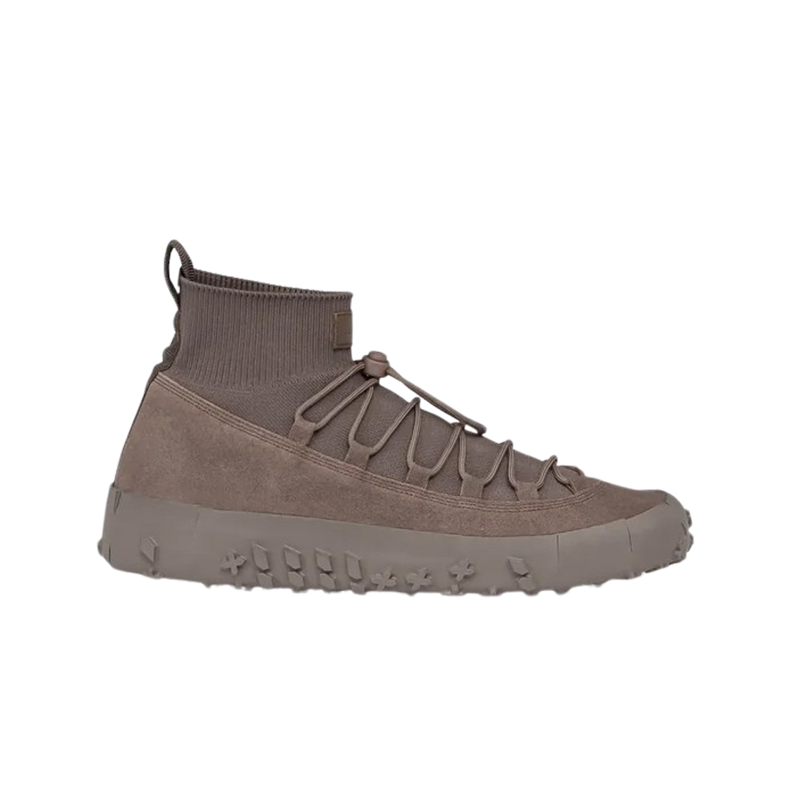 FO0129-LL0116-286 (W) Lemaire Vibram Wrap Sneakers Suede Leather Chai