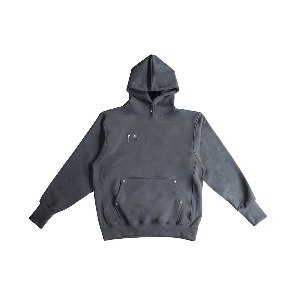 KM4DTSHTC30GY Thug Club Armor Hoodie Grey - 24FW