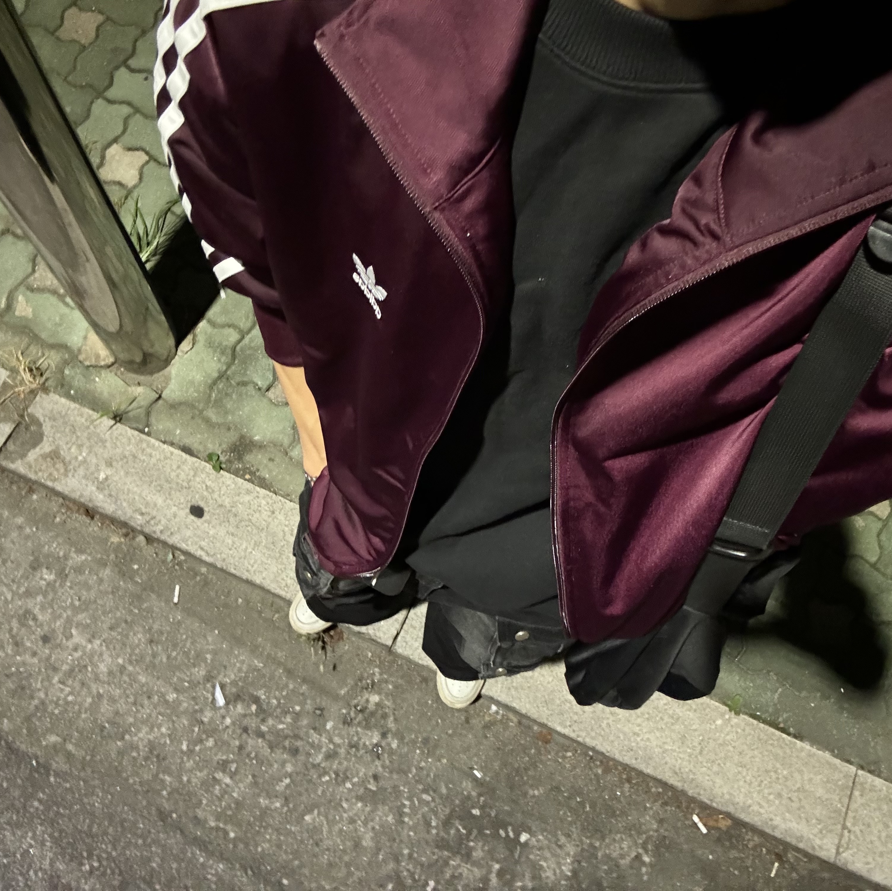 Adidas Adicolor Classic Firebird Track Top Maroon - KR Sizing, Nike Air Force 1 '07 LV8 Timeless Classic 착용 스타일 - 2