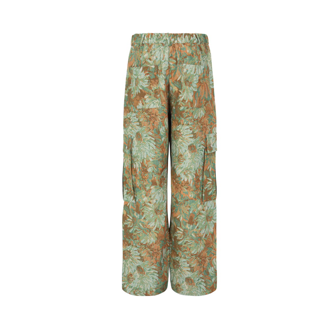 호노 리포트 자카드 카고 팬츠 그린 가든(Hono Report Jacquard Cargo Pants Green Garden) - 3