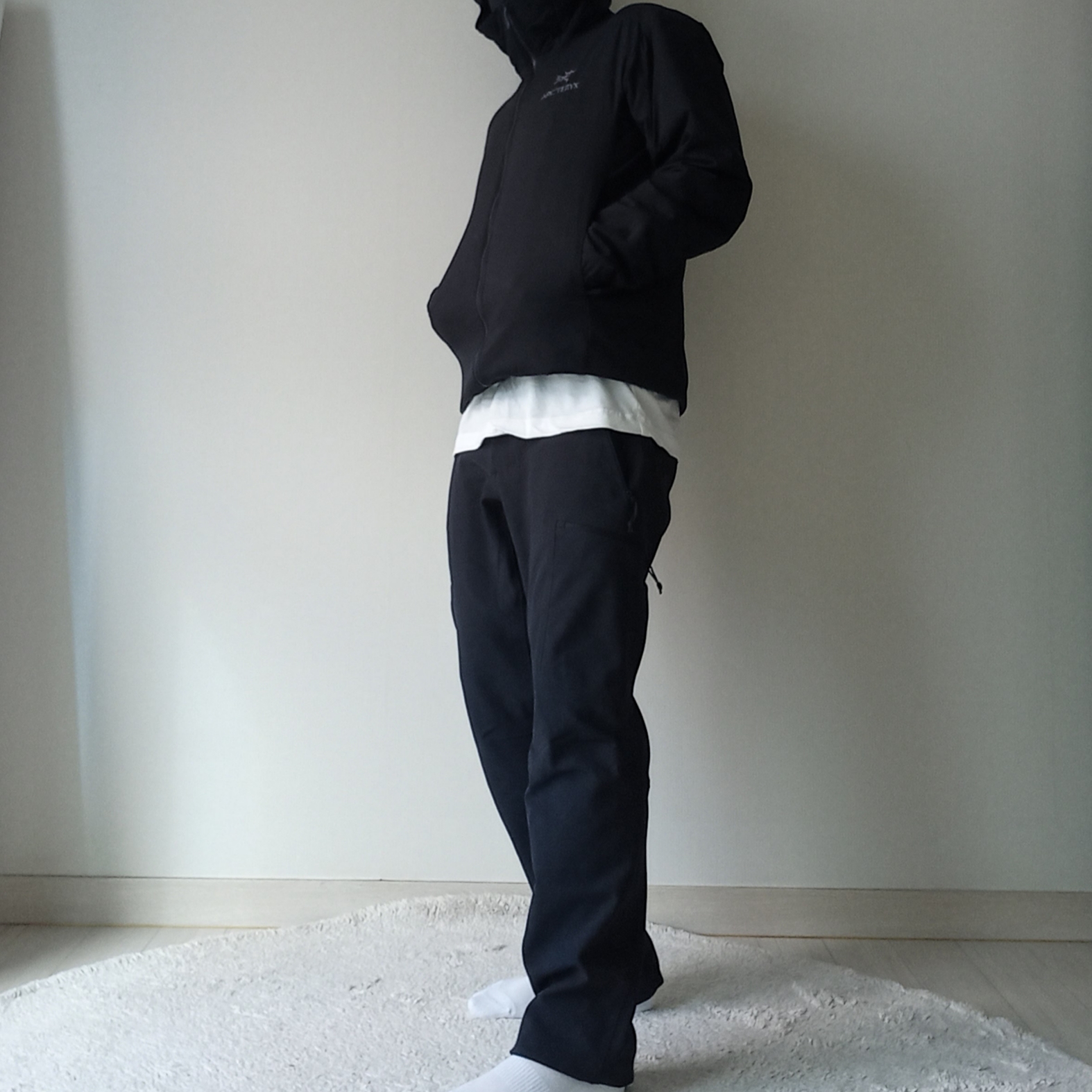 Arc'teryx Gamma MX Pants Black, Arc'teryx Atom Hoody Black ์ฐฉ์ฉ ์คํ์ผ - 7