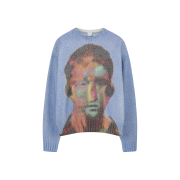 LE PERE Tyndell Face Sweater Black - 24FW