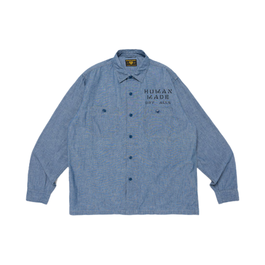 Human Made Military Chambray Shirt Indigo