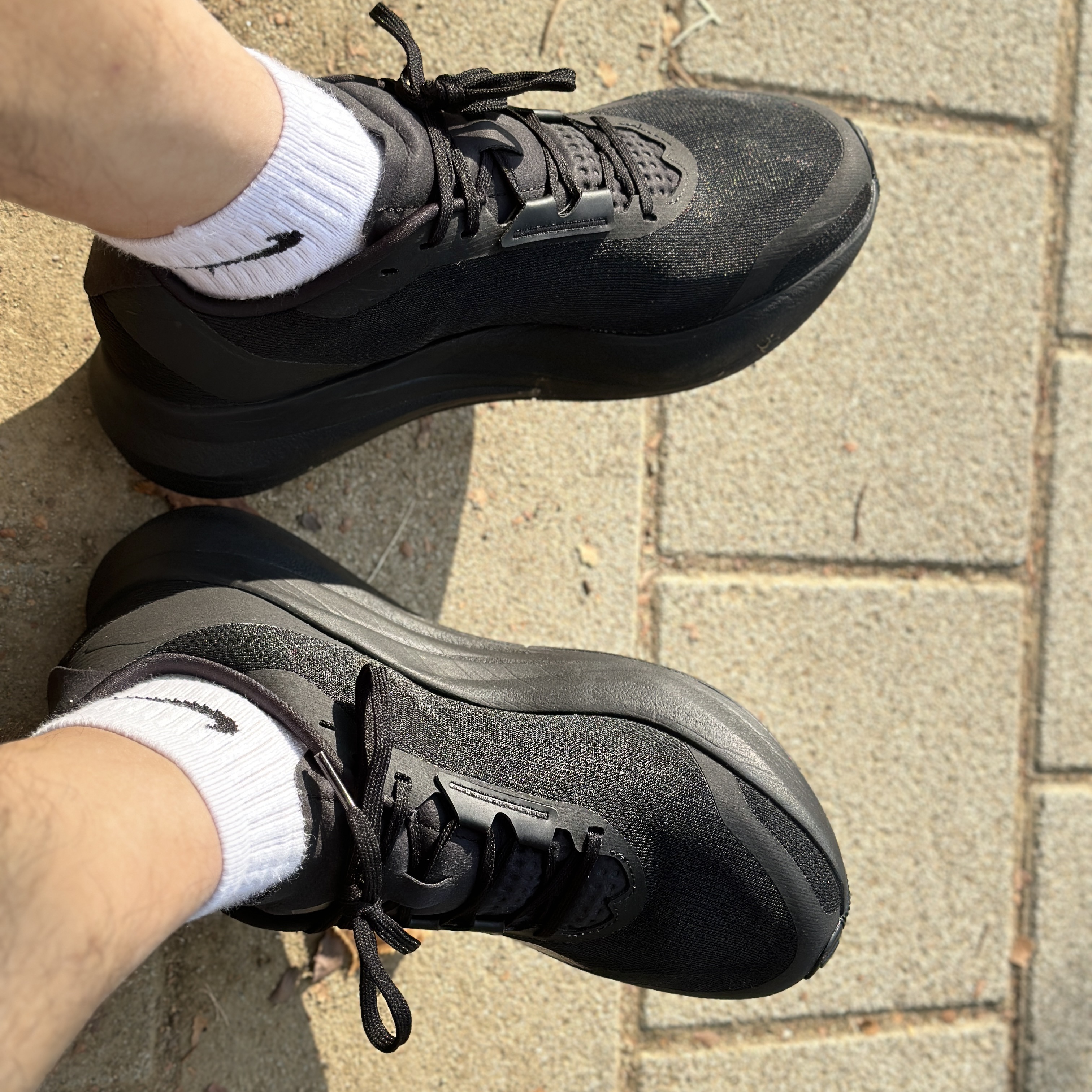 Adidas Duramo Speed Core Black 착용 스타일 - 1