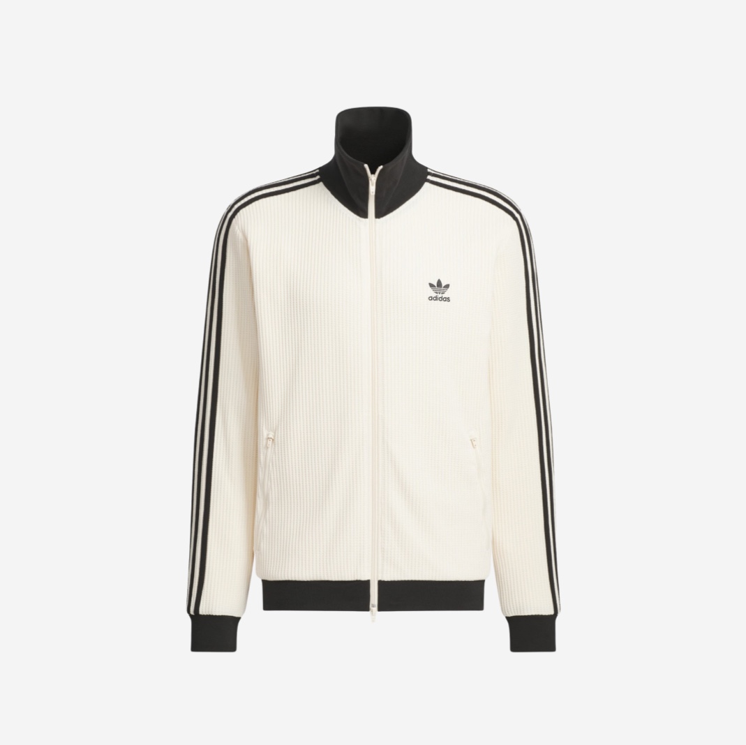 Adidas Waffle Beckenbauer Track Top Wonder White - KR Sizing 착용 스타일