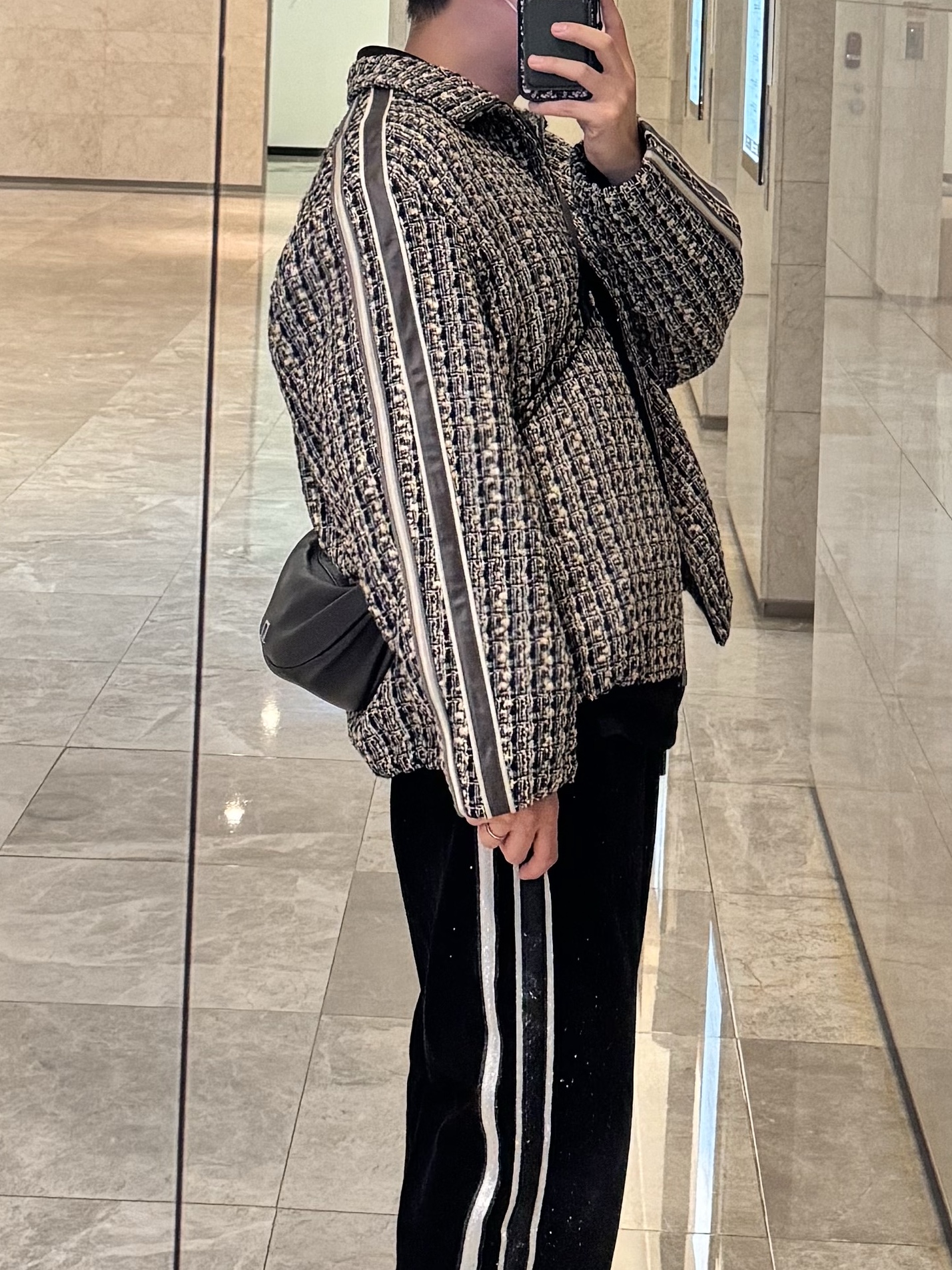 (W) Wooyoungmi Tweed Banding Jacket Gray - 24FW, Balenciaga 3XL Sneakers Grey White Red 착용 스타일 - 4