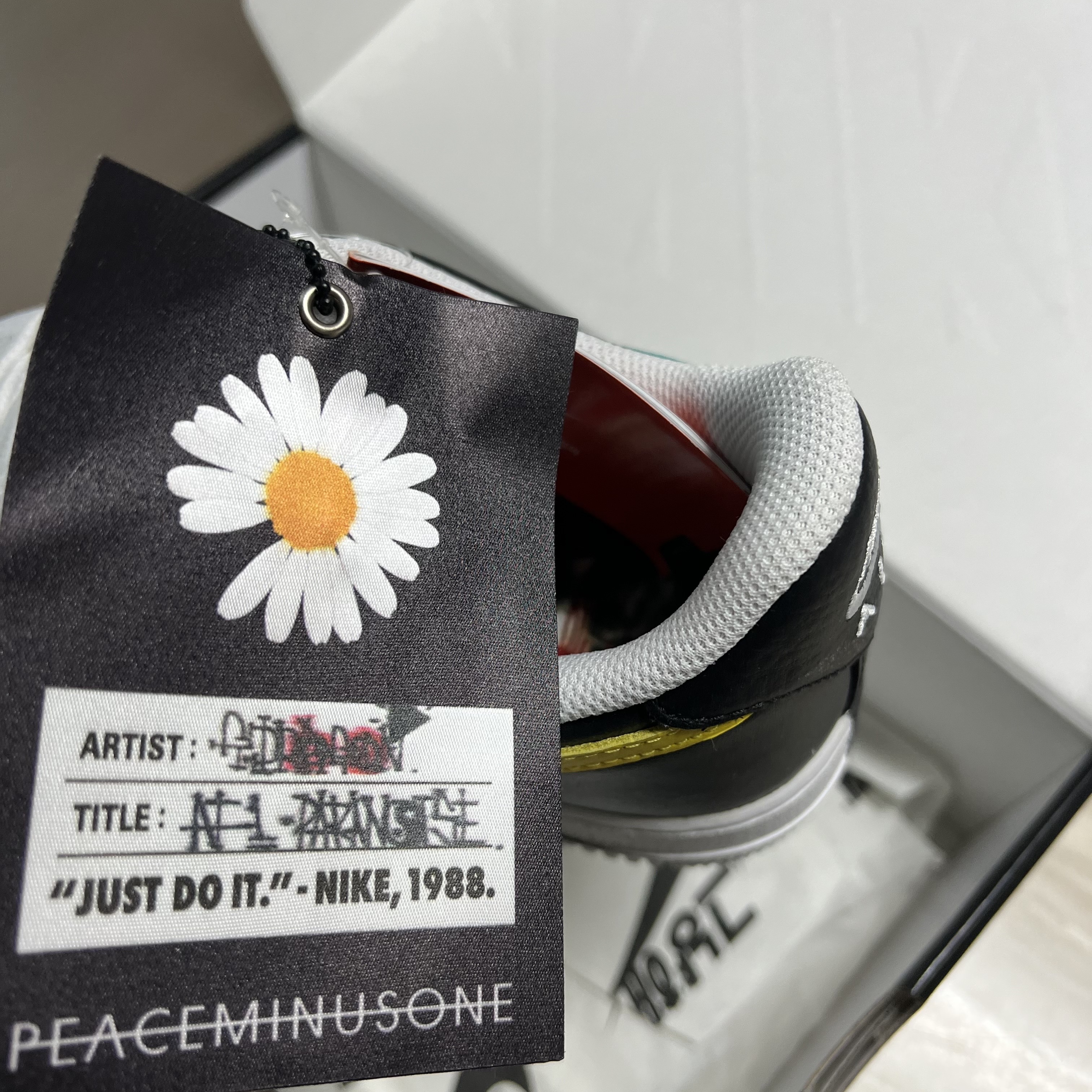 Nike x Peaceminusone Air Force 1 Low Para-Noise 3.0 Black and Multicolor 착용 스타일 - 4