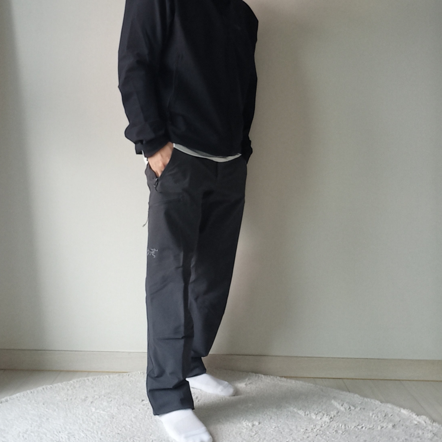 Arc'teryx Gamma AR Pants Graphite, Arc'teryx Arc'word Logo SS T-Shirt White Light ์ฐฉ์ฉ ์คํ์ผ - 9