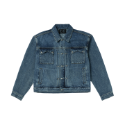 Thug Club Claw Denim Jacket Blue - 24FW