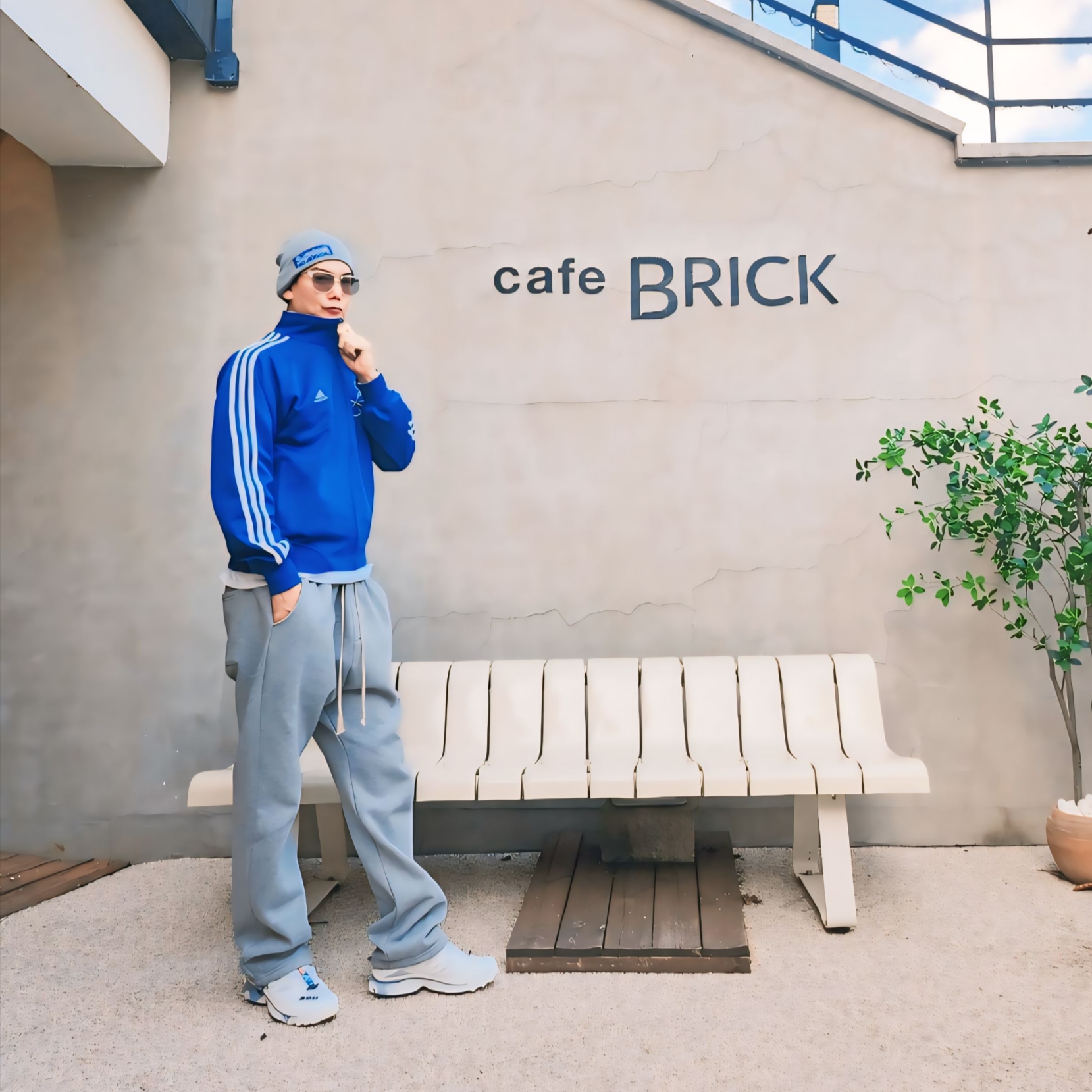 Supreme New Era Box Logo Beanie Heather Grey - 19FW, Salomon XT-4 White Lunar Rock 착용 스타일