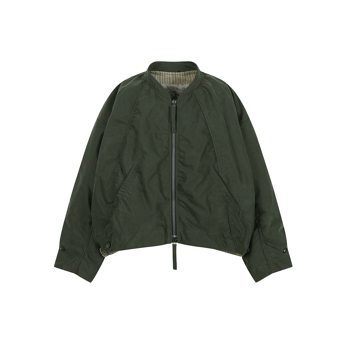 지기첸 봄버 자켓 카키 - 24FW(Ziggy Chen Bomber Jacket Khaki - 24FW)