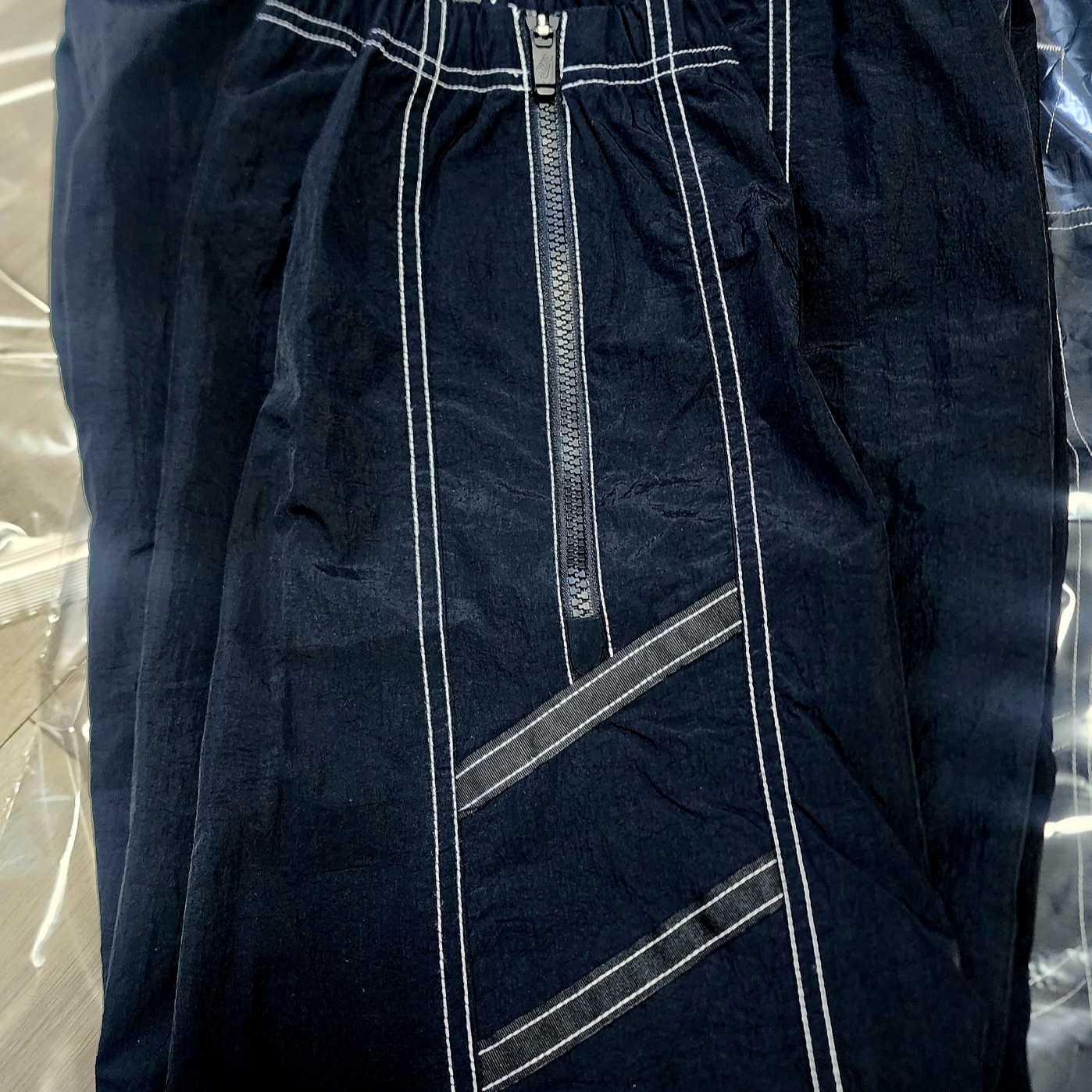 Nike NSW Windrunner Lined Woven SW5 Pants Black - Asia 착용 스타일 - 2