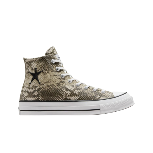 Converse x Stussy Chuck 70 High Leather Snakeskin