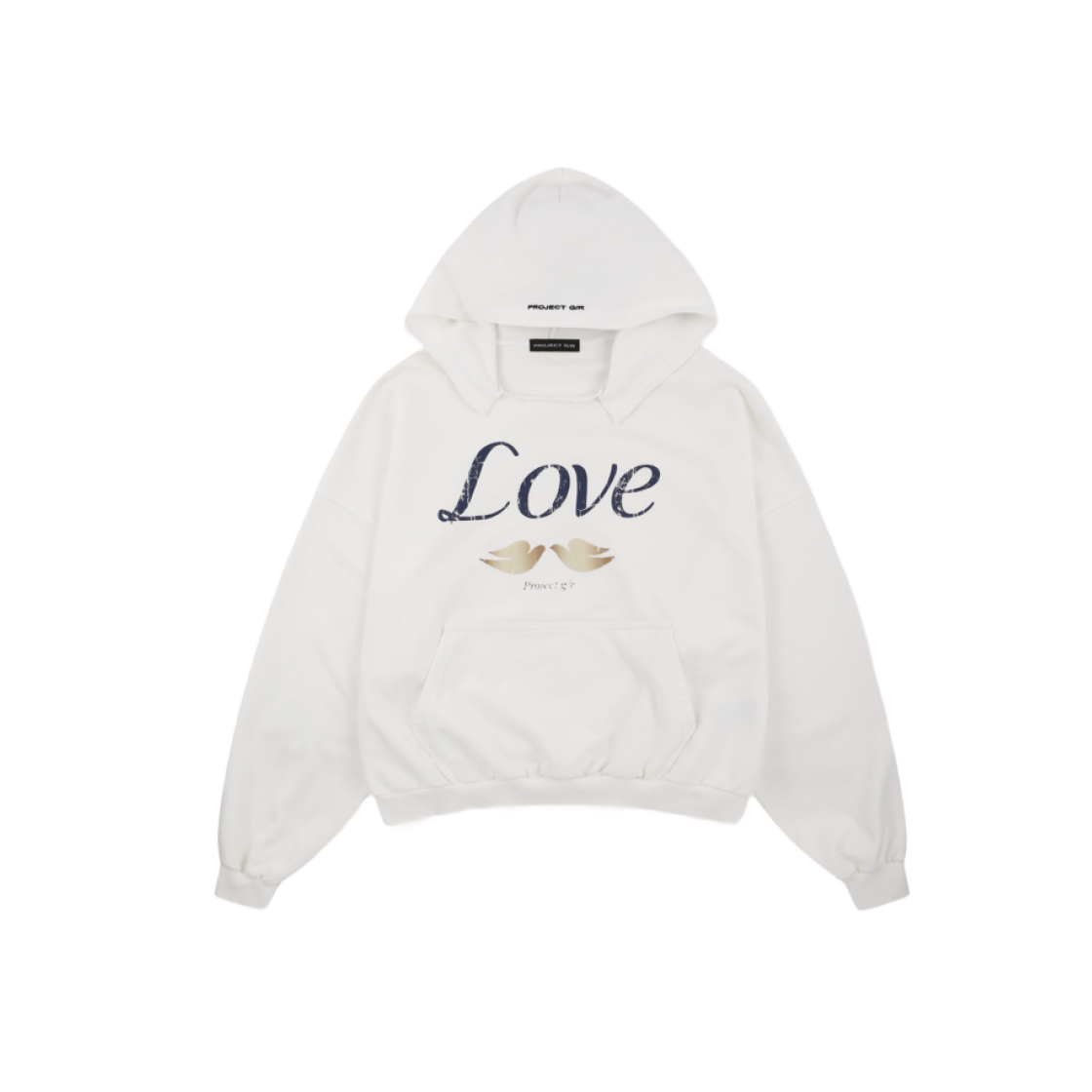 ★人気【Project G/R】★Membership Love Parody Hoodie White★ 프로젝트 G/R 멤버십 러브 패러디 후드 화이트 | PROJECT G/R