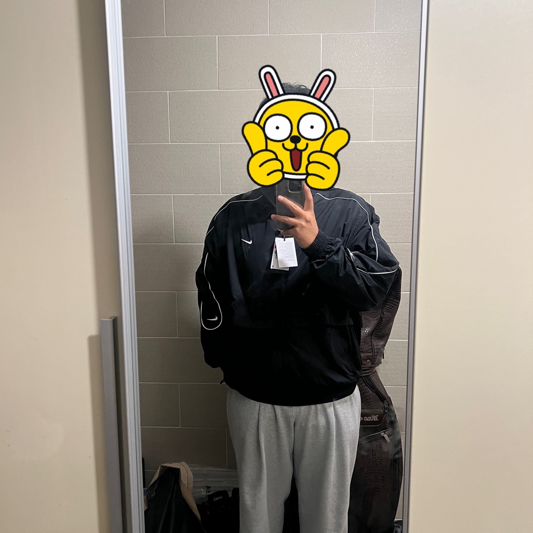 Nike NSW Solo Swoosh Woven Track Jacket - US/EU 착용 스타일