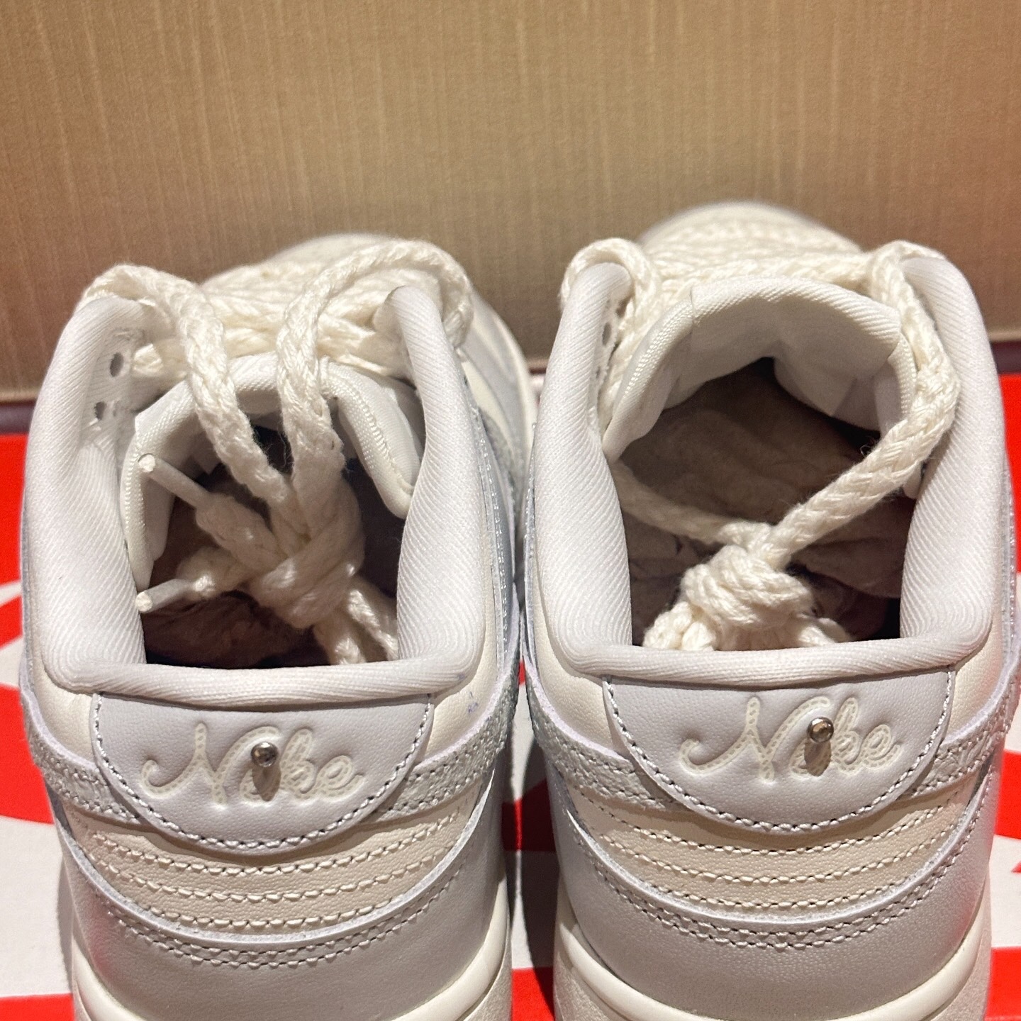(W) Nike Dunk Low Needlework Sail Aura 착용 스타일 - 2