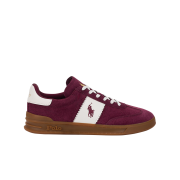 [30% 적립] Polo Ralph Lauren Heritage Aera Suede Sneakers Red - 24FW