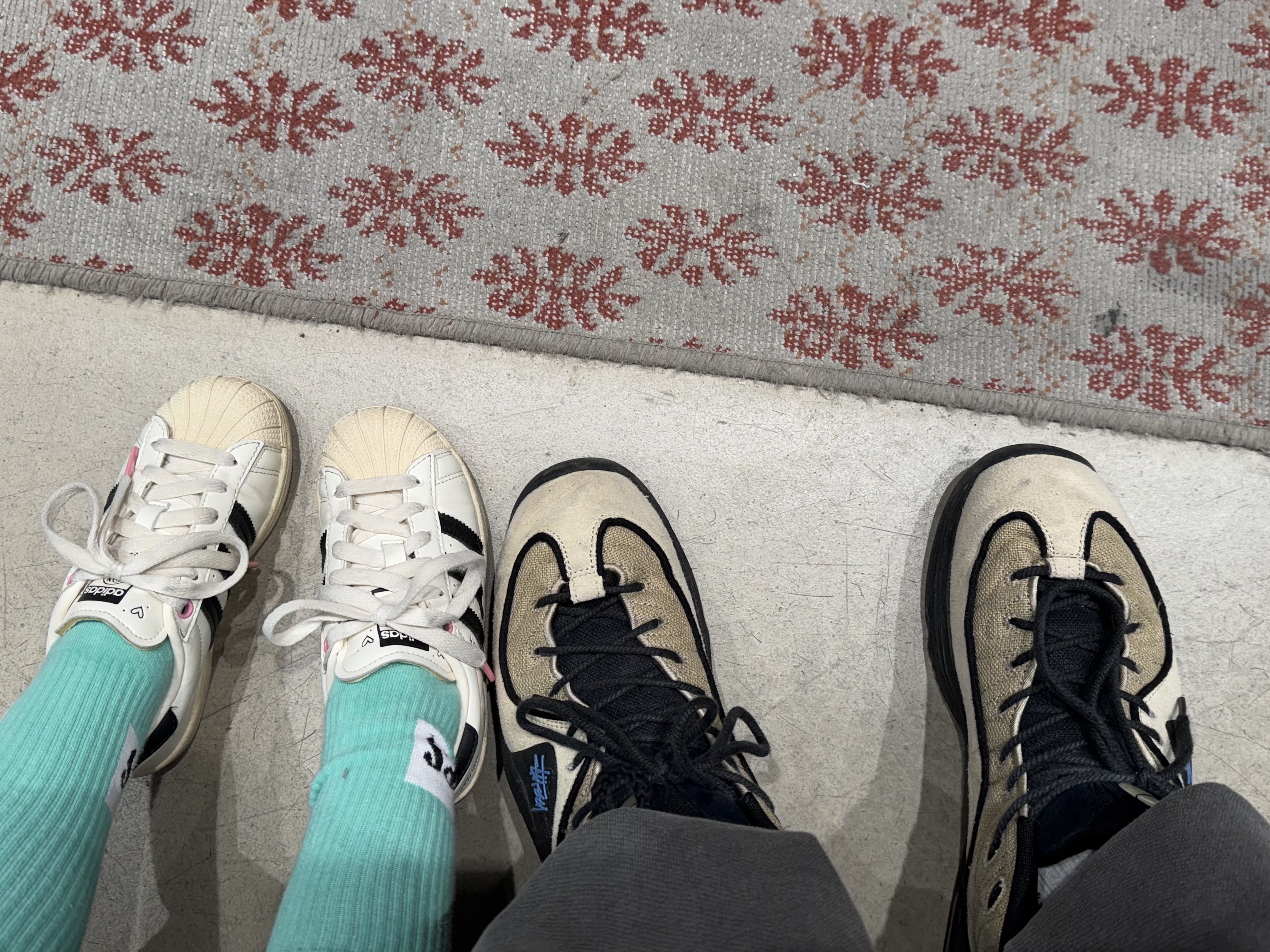 Nike x Stussy Air Penny II Rattan and Limestone 착용 스타일