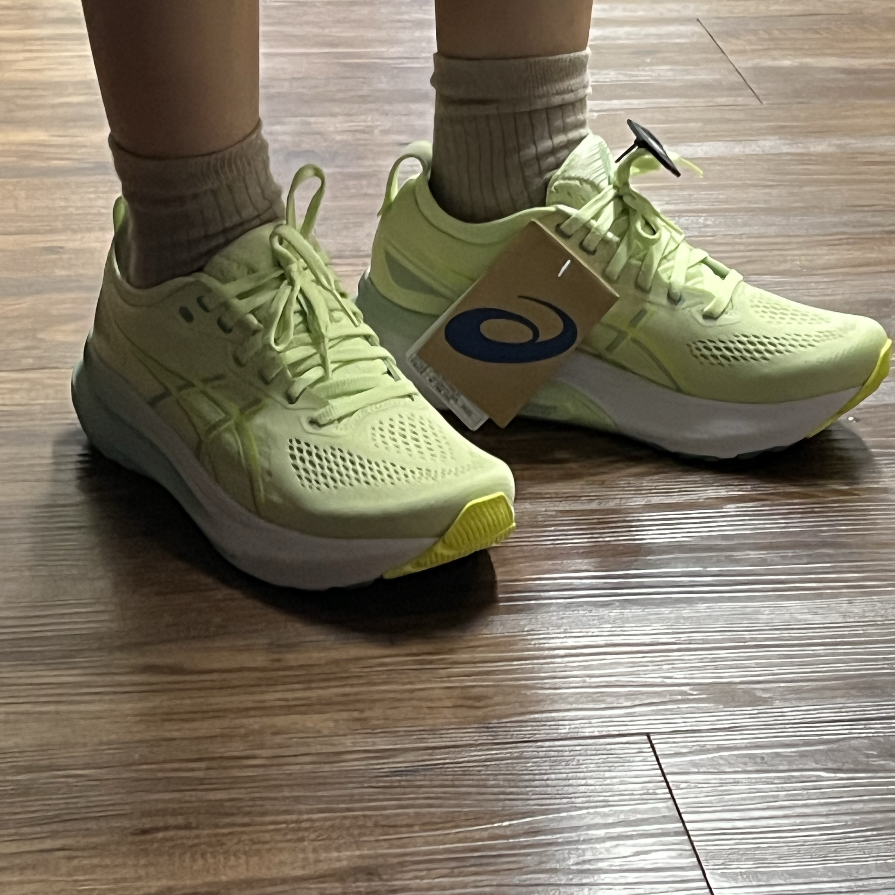 (W) Asics Gel-Kayano 31 Cool Matcha Celadon 착용 스타일