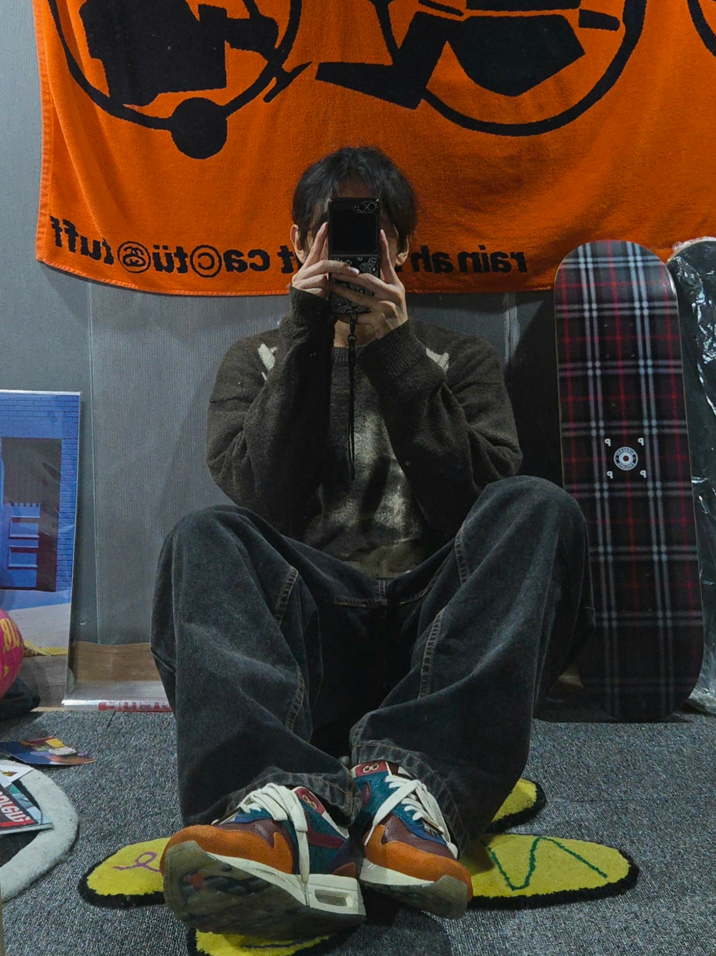 Nike x Kasina Air Max 1 SP Won-Ang Orange 착용 스타일