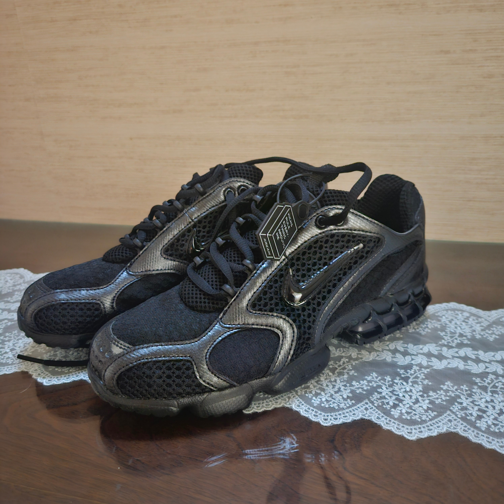 Nike Air Zoom Spiridon Cage 2 Black Anthracite 착용 스타일